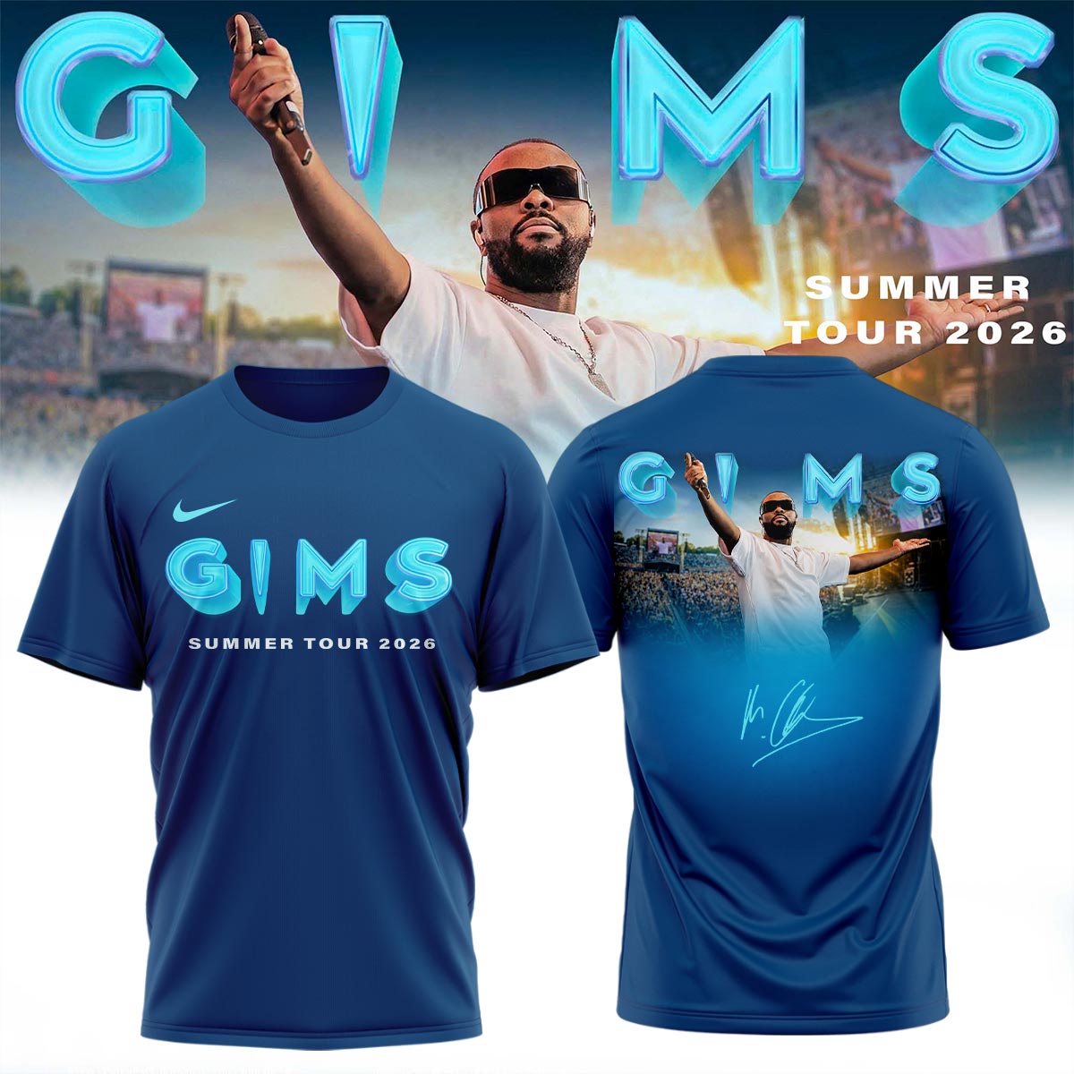 GIMS Summer Tour 2026 Limited Edition Signature – T-shirt