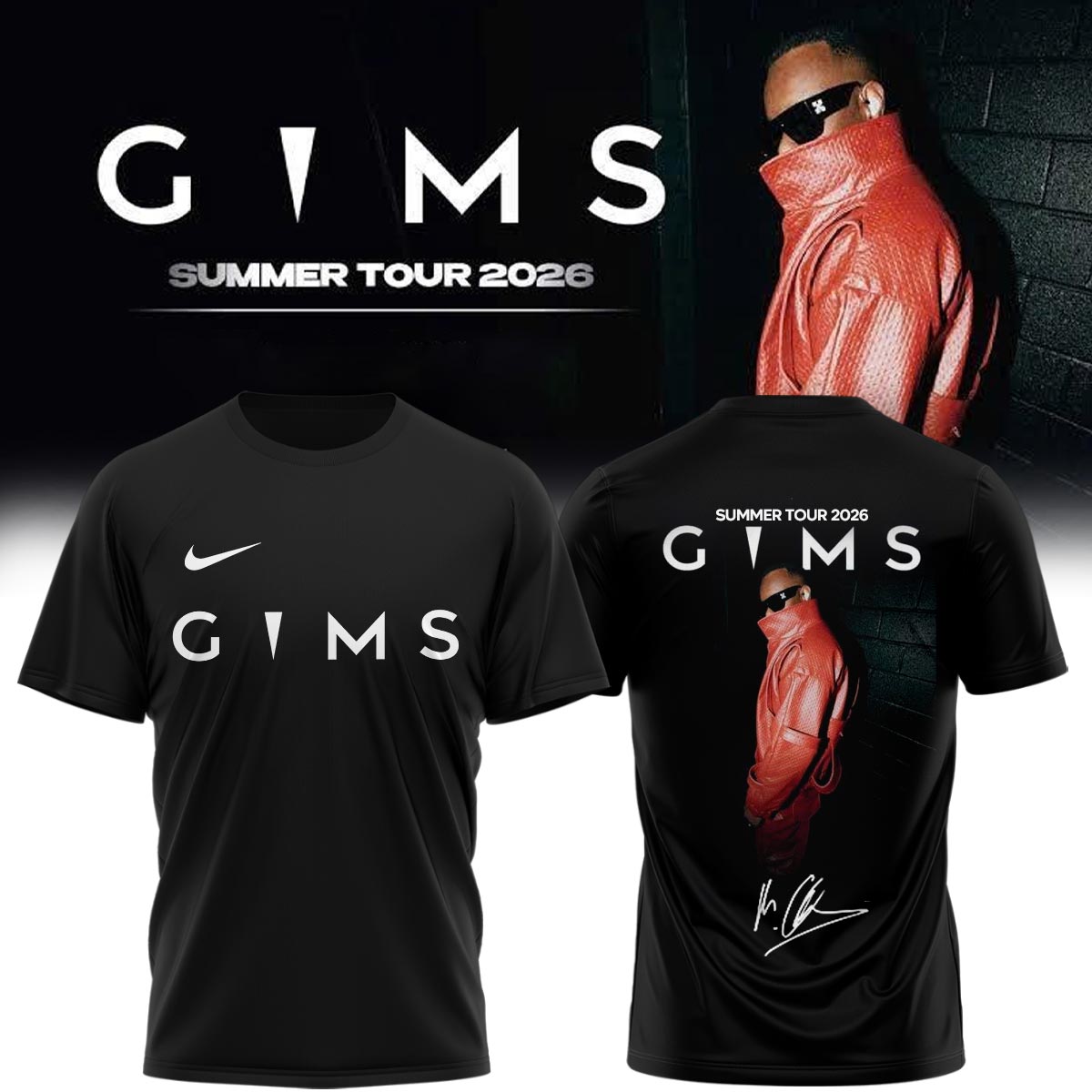GIMS Summer Tour 2026 Limited Edition Signature – T-shirt