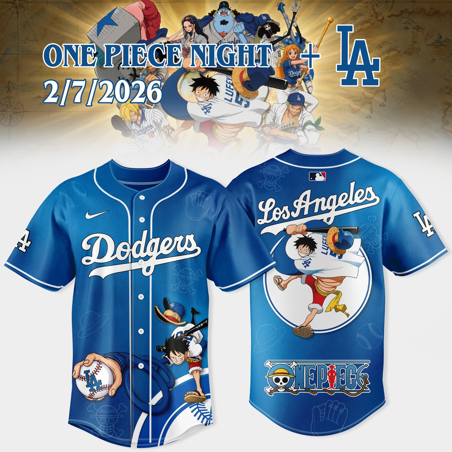 One Piece Night x Los Angeles 2026 Edition Jersey