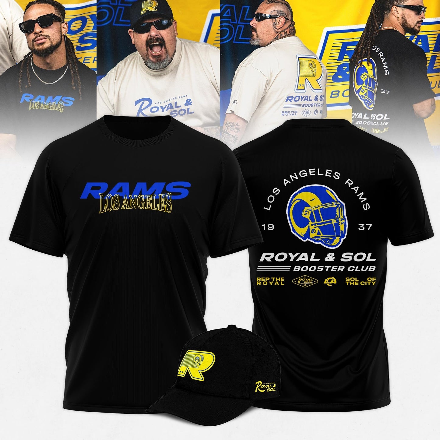 _ Los Angeles Rams Royal and Sol 2025 Limited Edition Shirt - Black