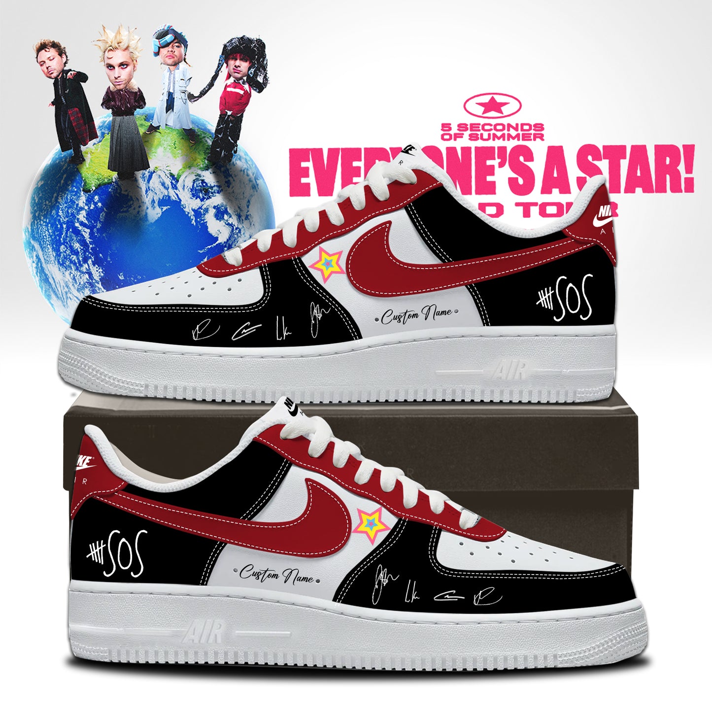 5SOS EVERYONE’S A STAR! World Tour Shoes 1