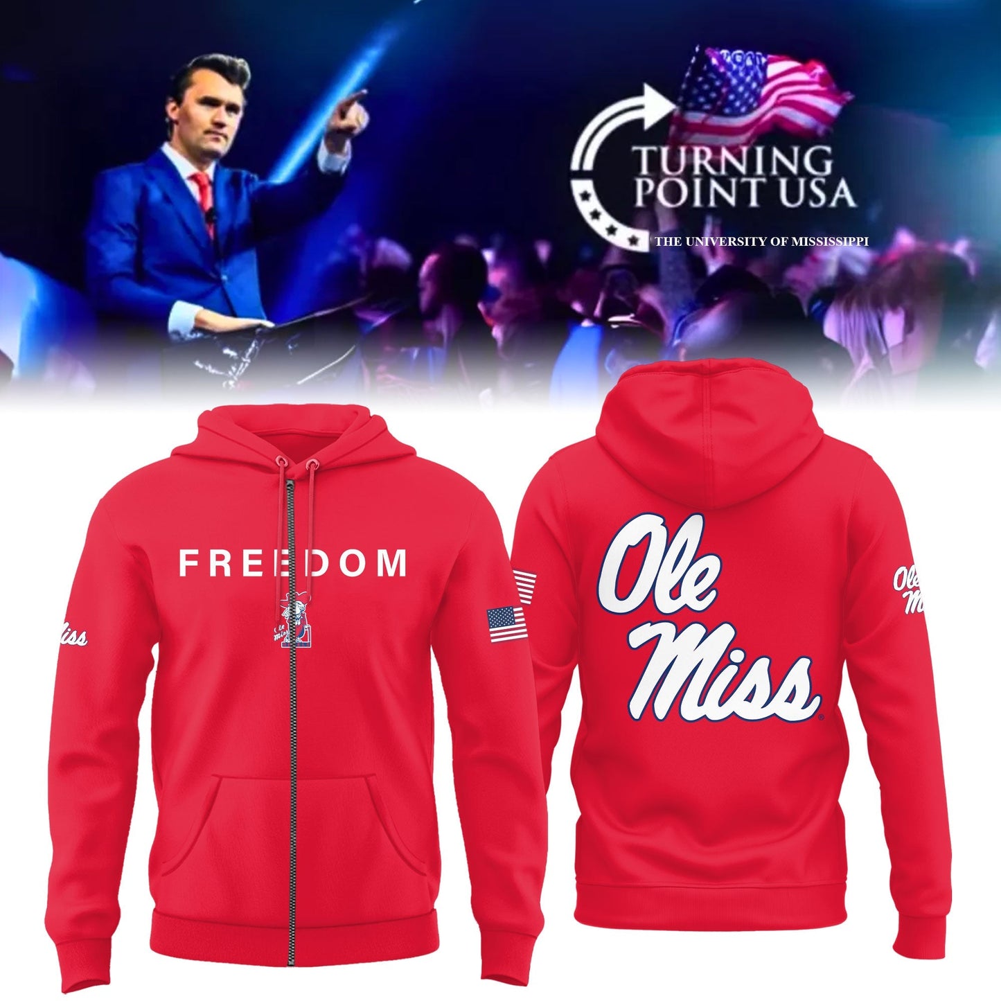 Limited Edition University of Mississippi x Turning Point USA