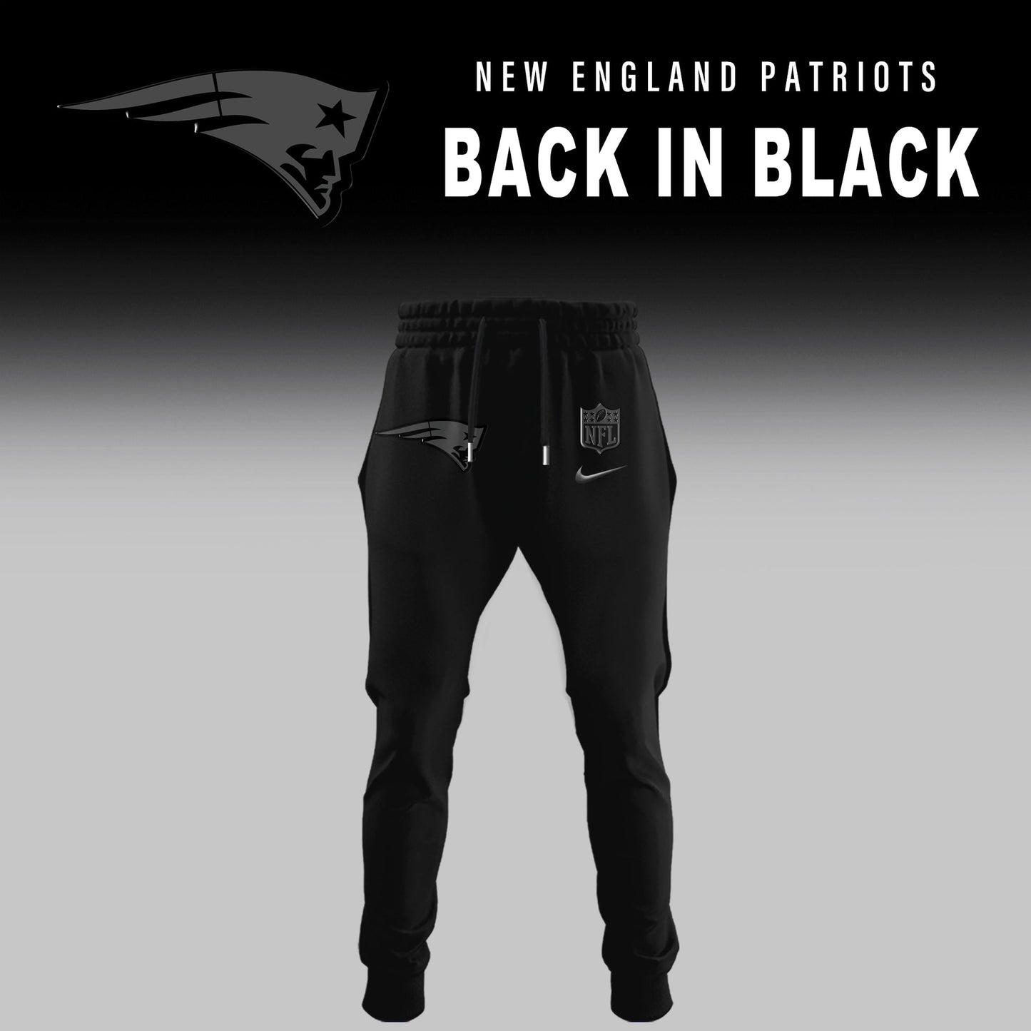 New England Patriots 2025 Back In Black Limited Edition Shirt