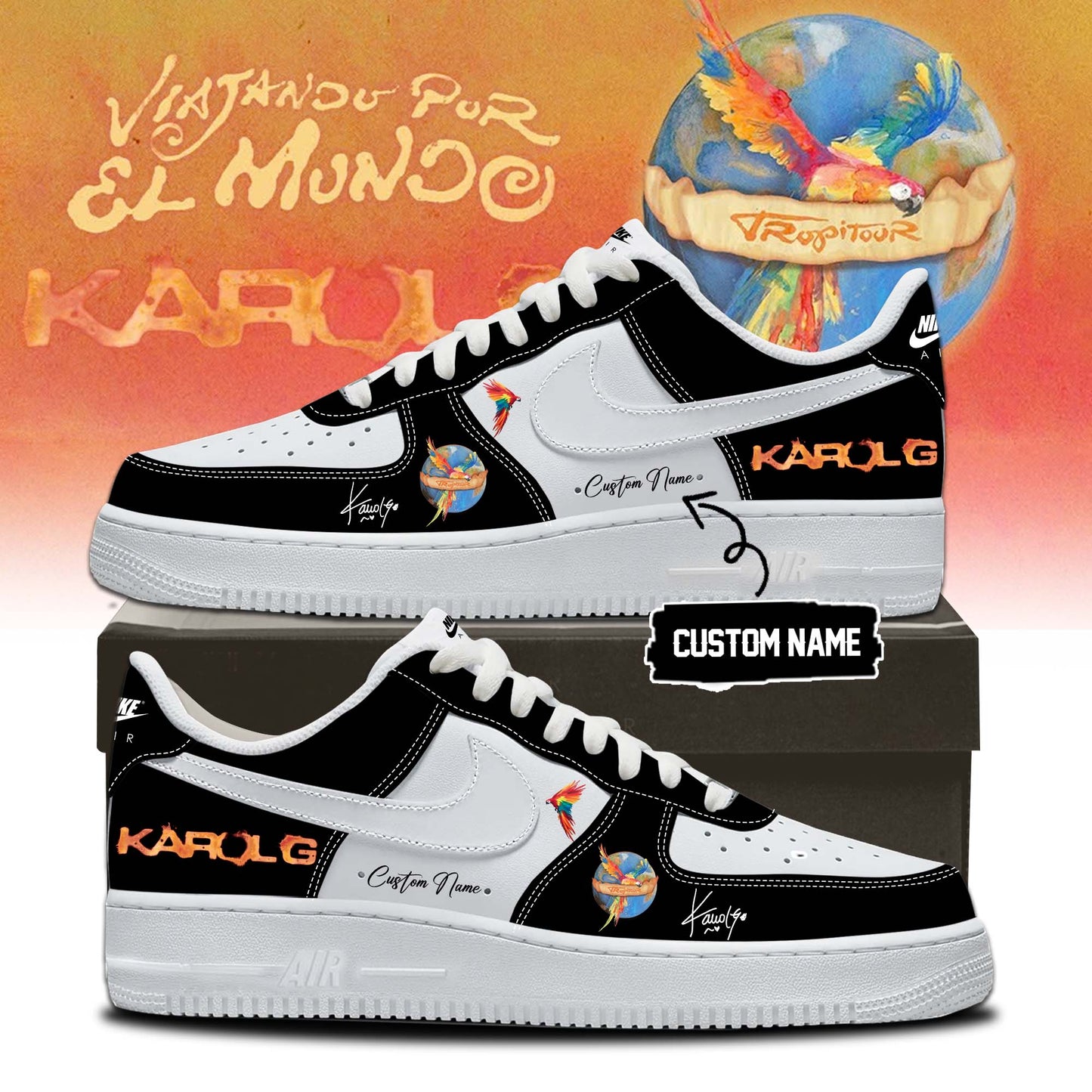 Karol G VIAJANDO POR EL MUNDO TROPITOUR Shoes 1