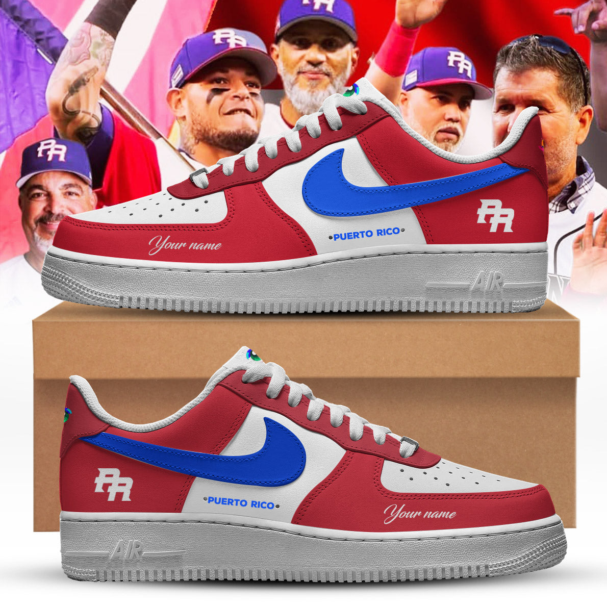 _Puerto Rico Baseball 2026 World Baseball Classic Shoes Limited Edition