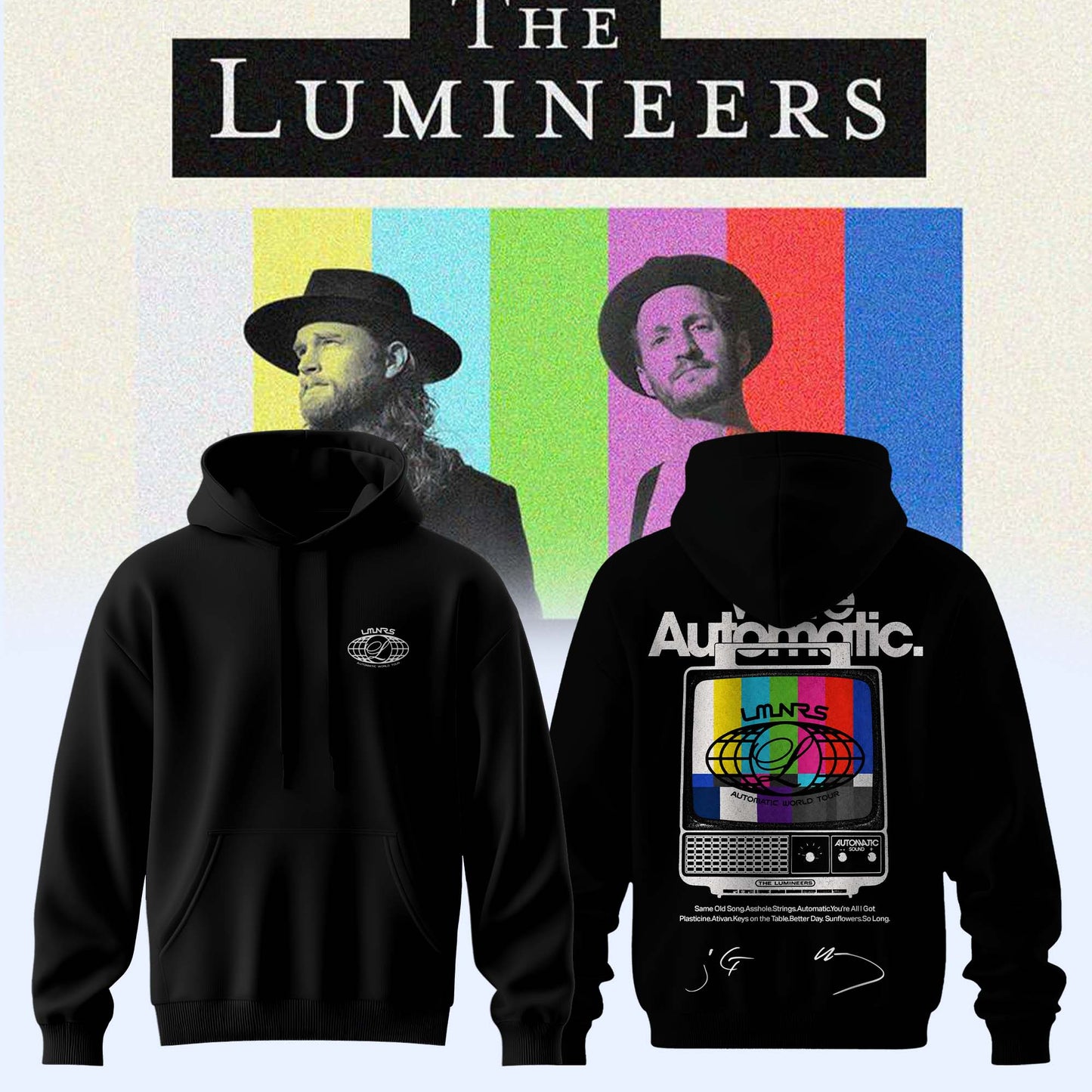 The Lumineers Automatic World Tour Hoodie