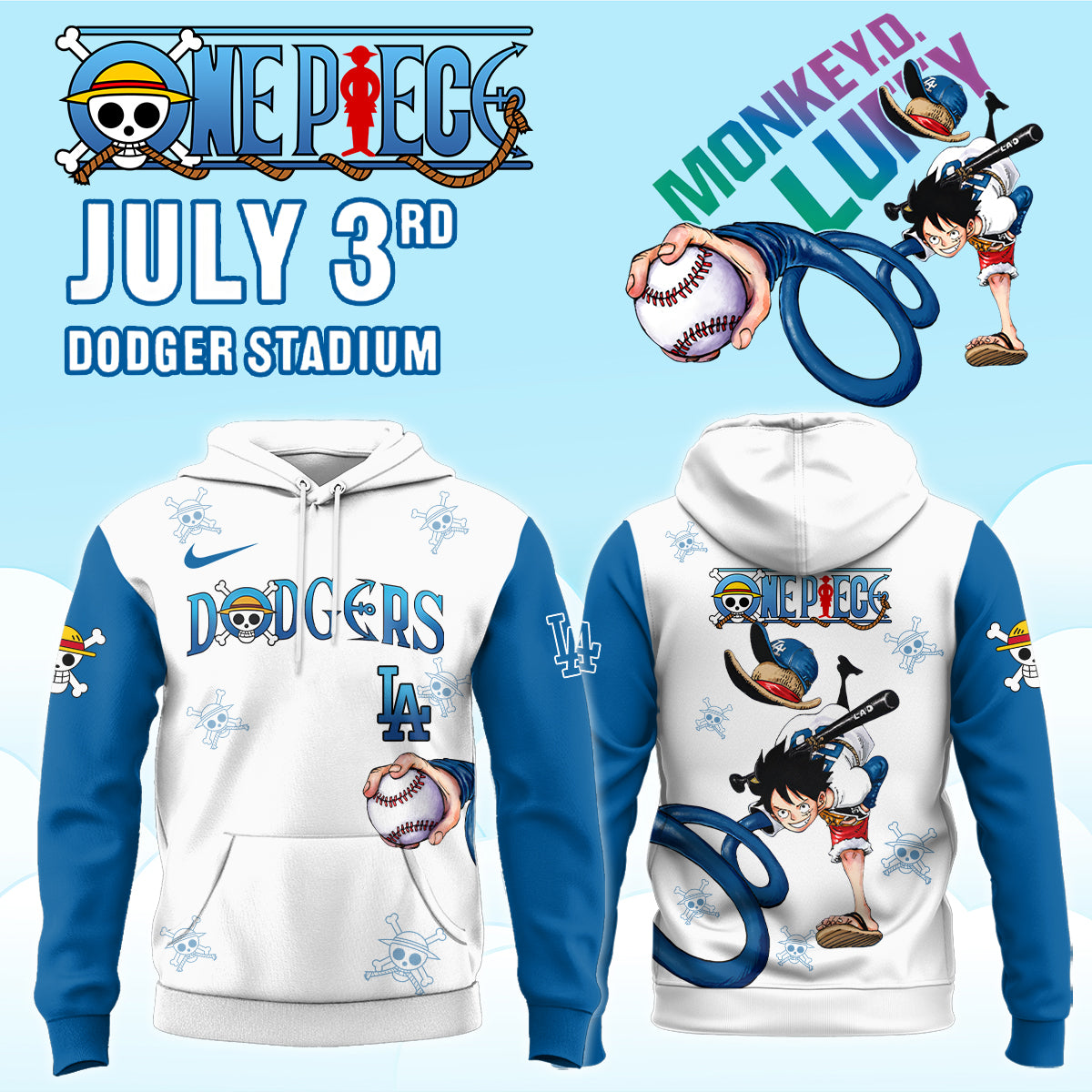 ONE PIECE Night with the Los Angeles Dogger 2025 Hoodie&Jogger