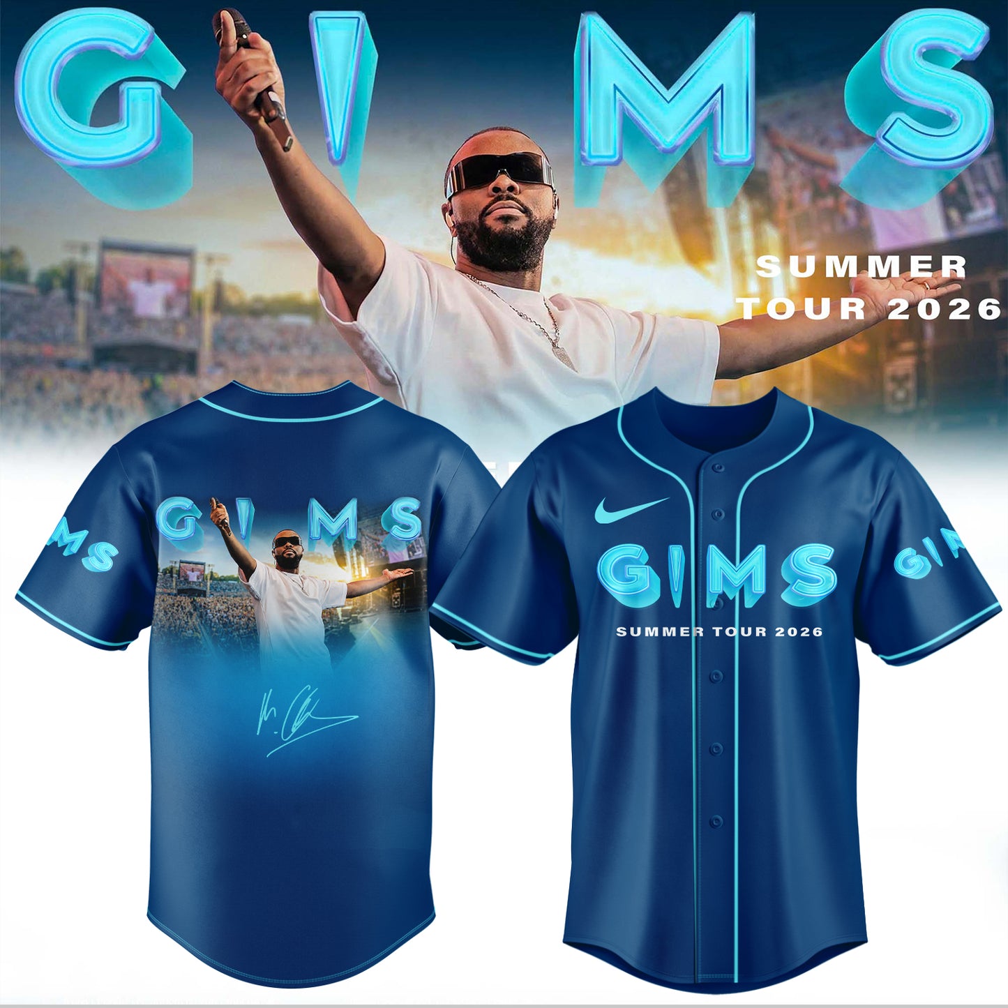 GIMS Summer Tour 2026 Limited Edition Signature – Jersey