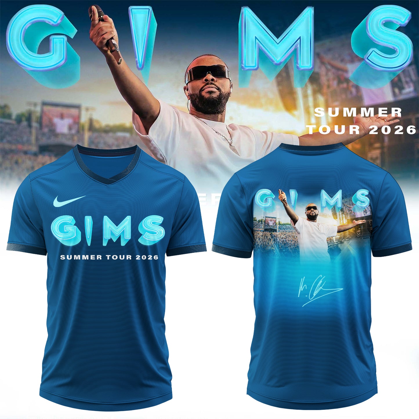GIMS Summer Tour 2026 Limited Edition Signature – Jersey