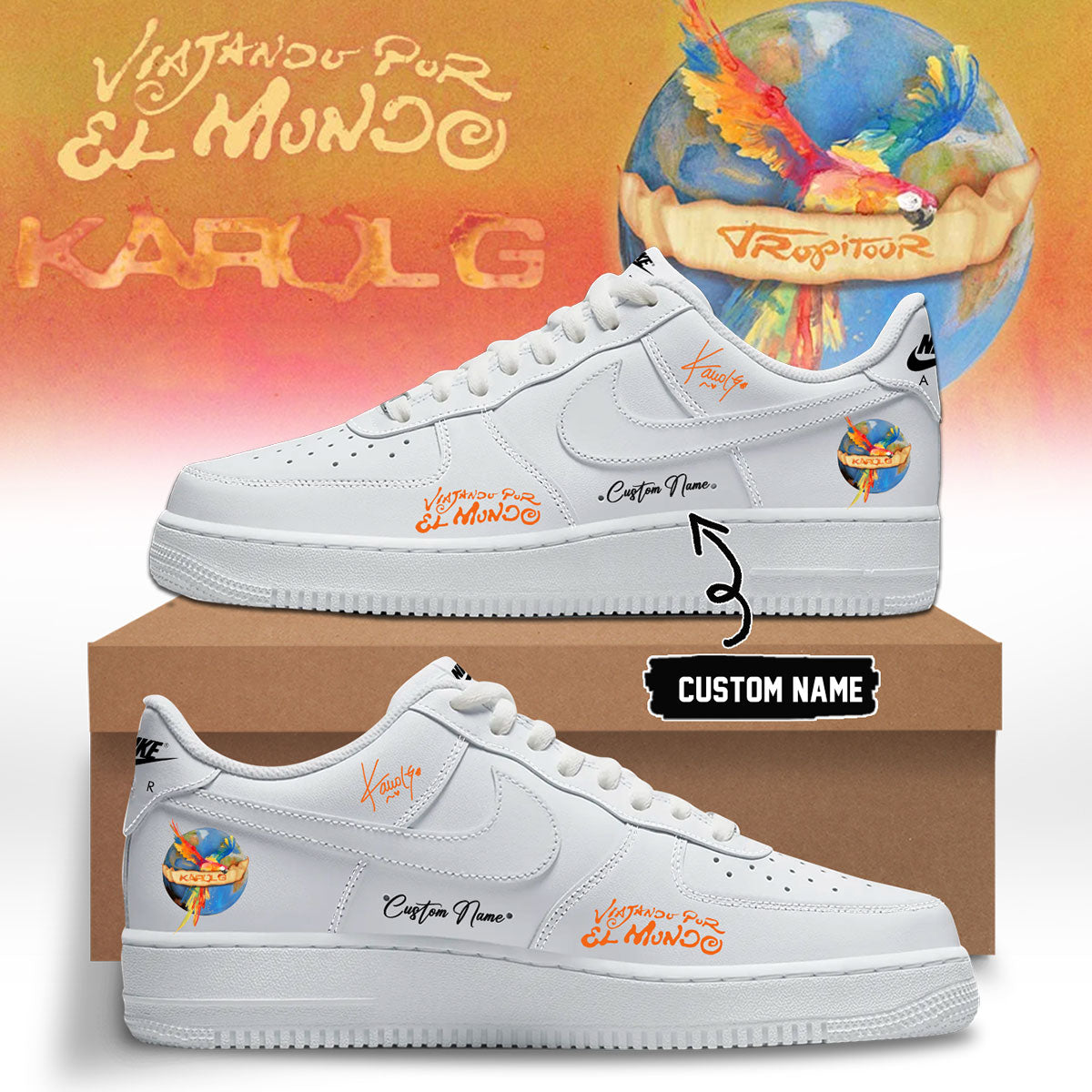 Karol G VIAJANDO POR EL MUNDO TROPITOUR Shoes 2