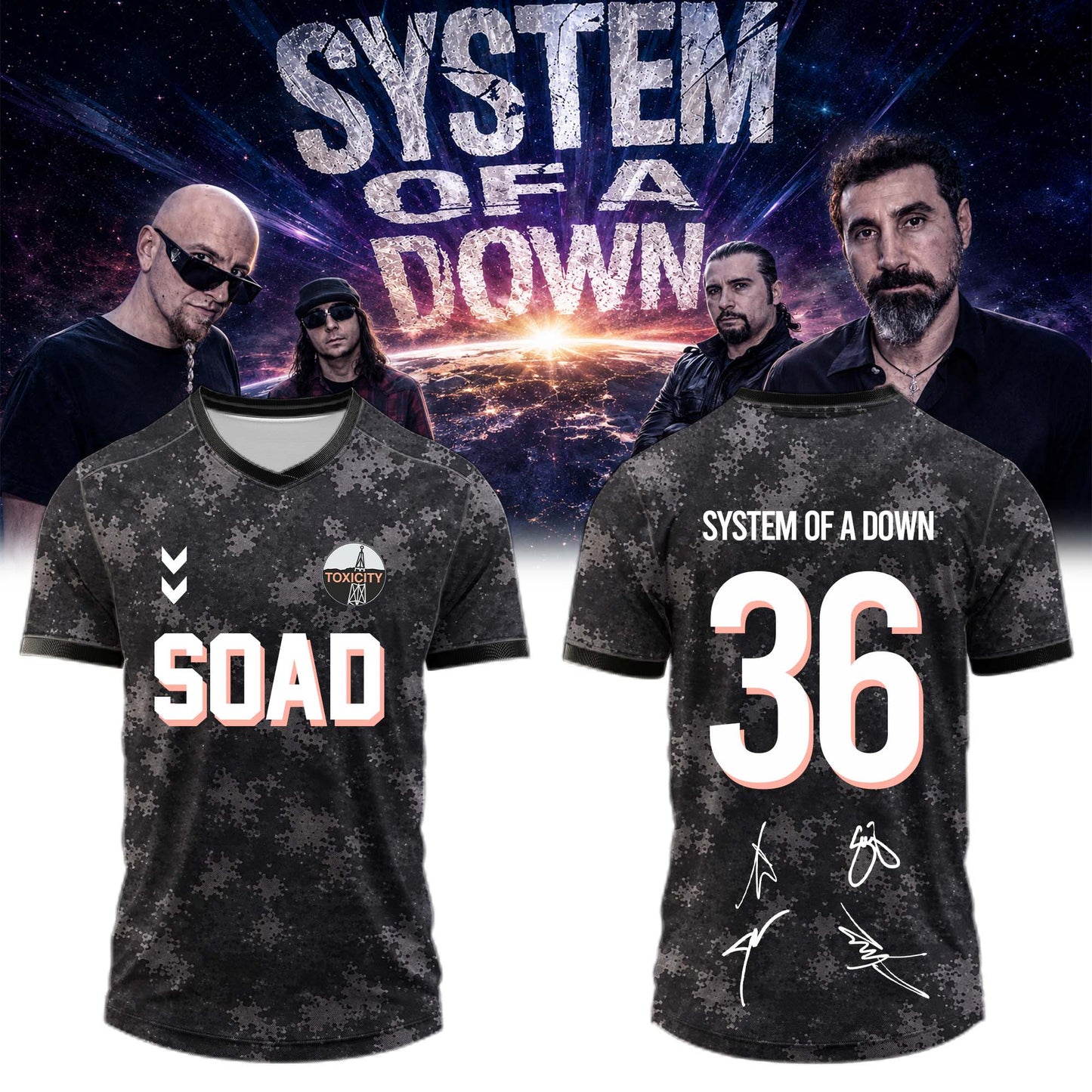 _System of a Down “Europe / UK Stadium Tour 2026” Signature Limited Edition – Jersey