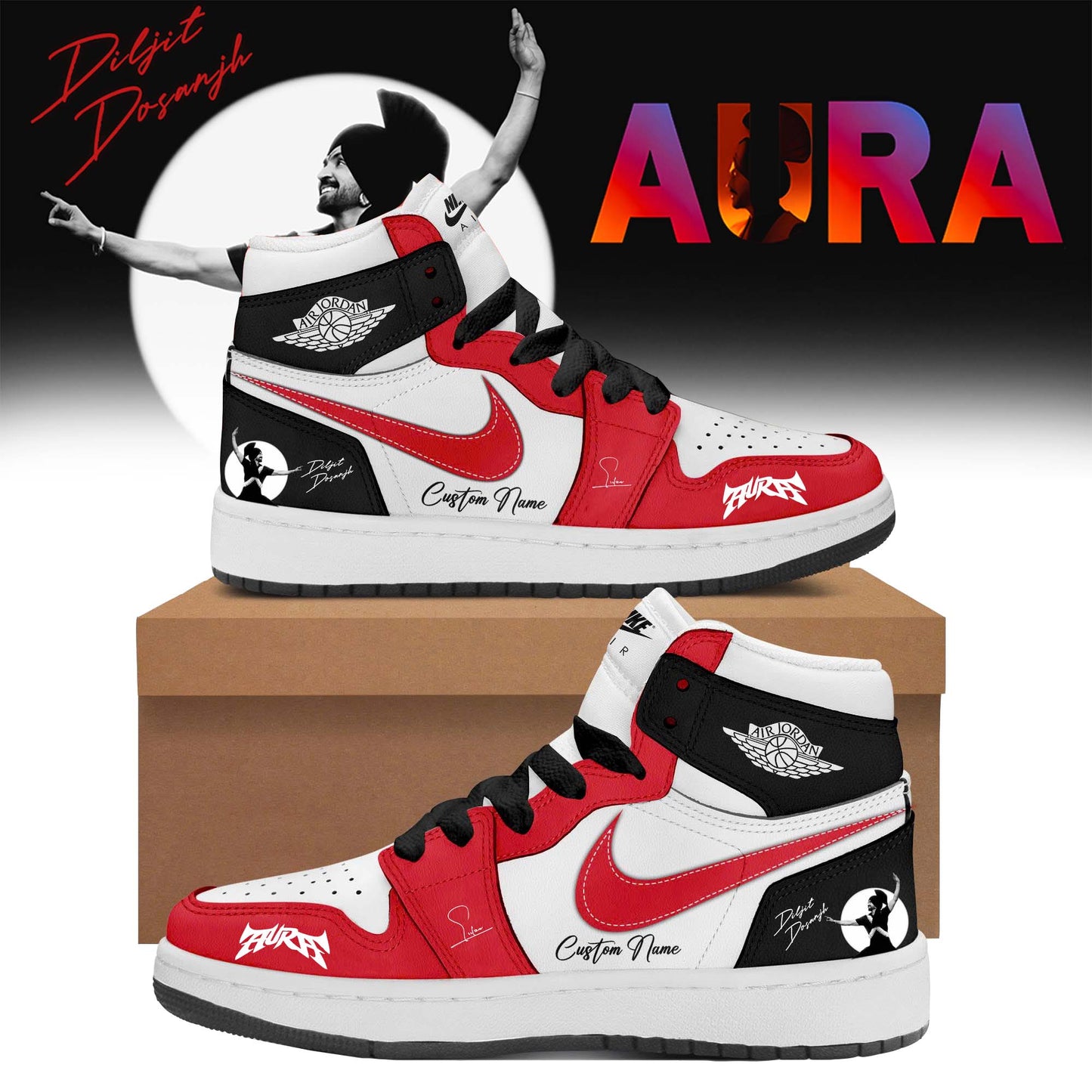 Diljit Dosanjh ”AURA World Tour” Shoes 19