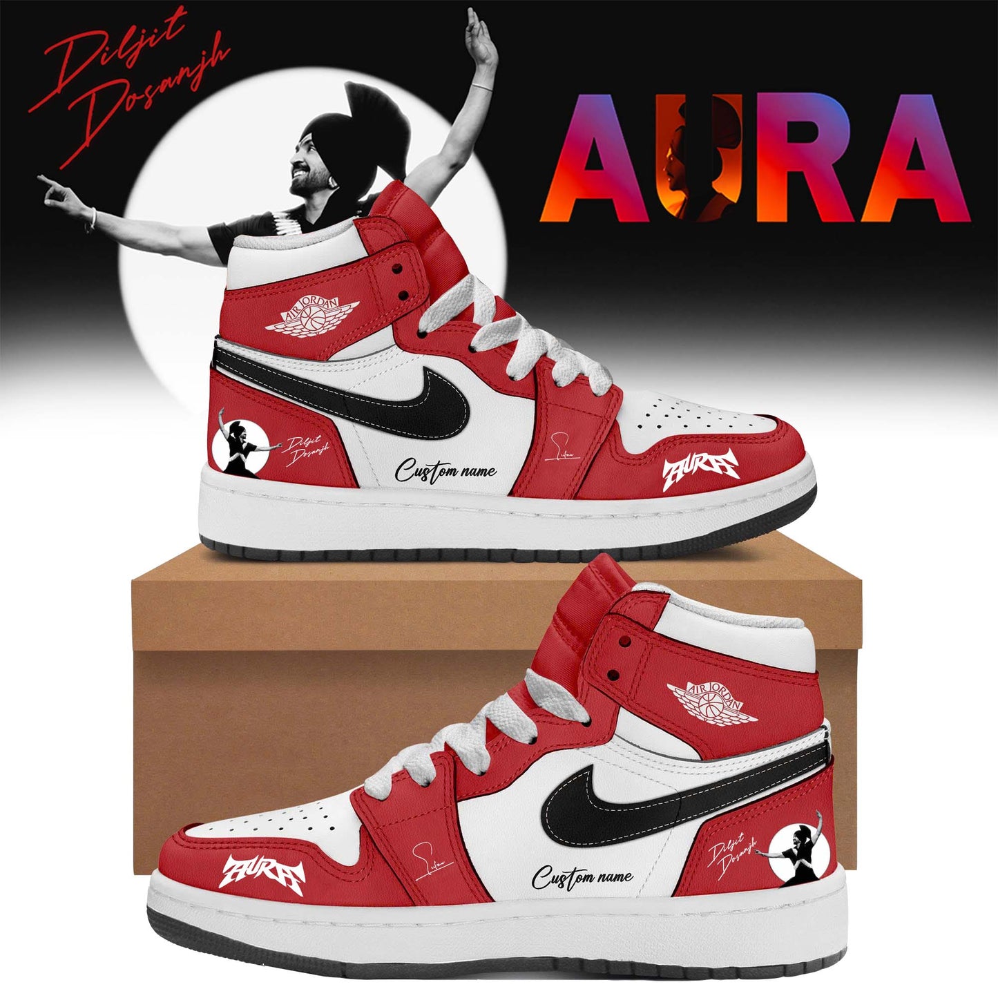Diljit Dosanjh ”AURA World Tour” Shoes 15