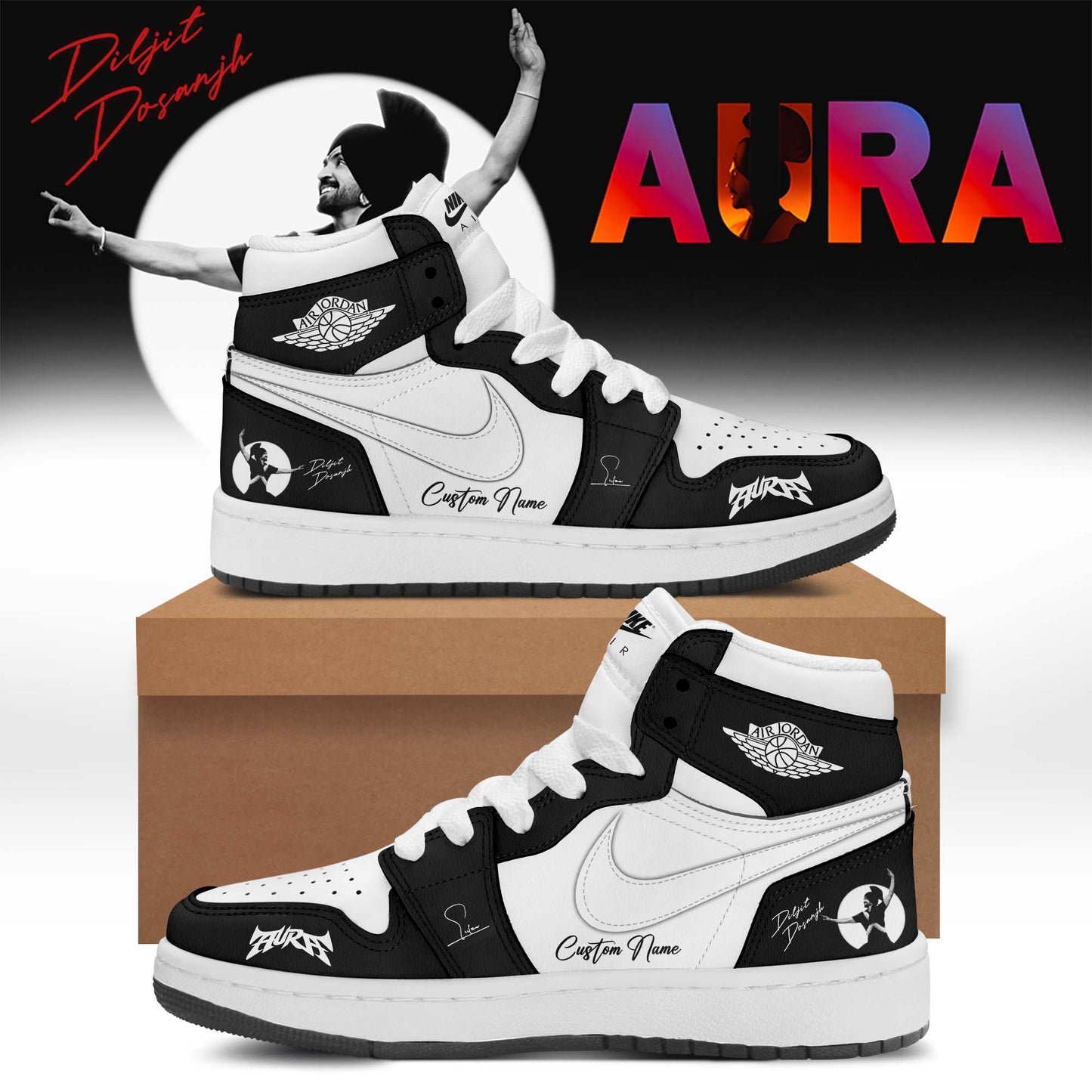 Diljit Dosanjh ”AURA World Tour” Shoes 13