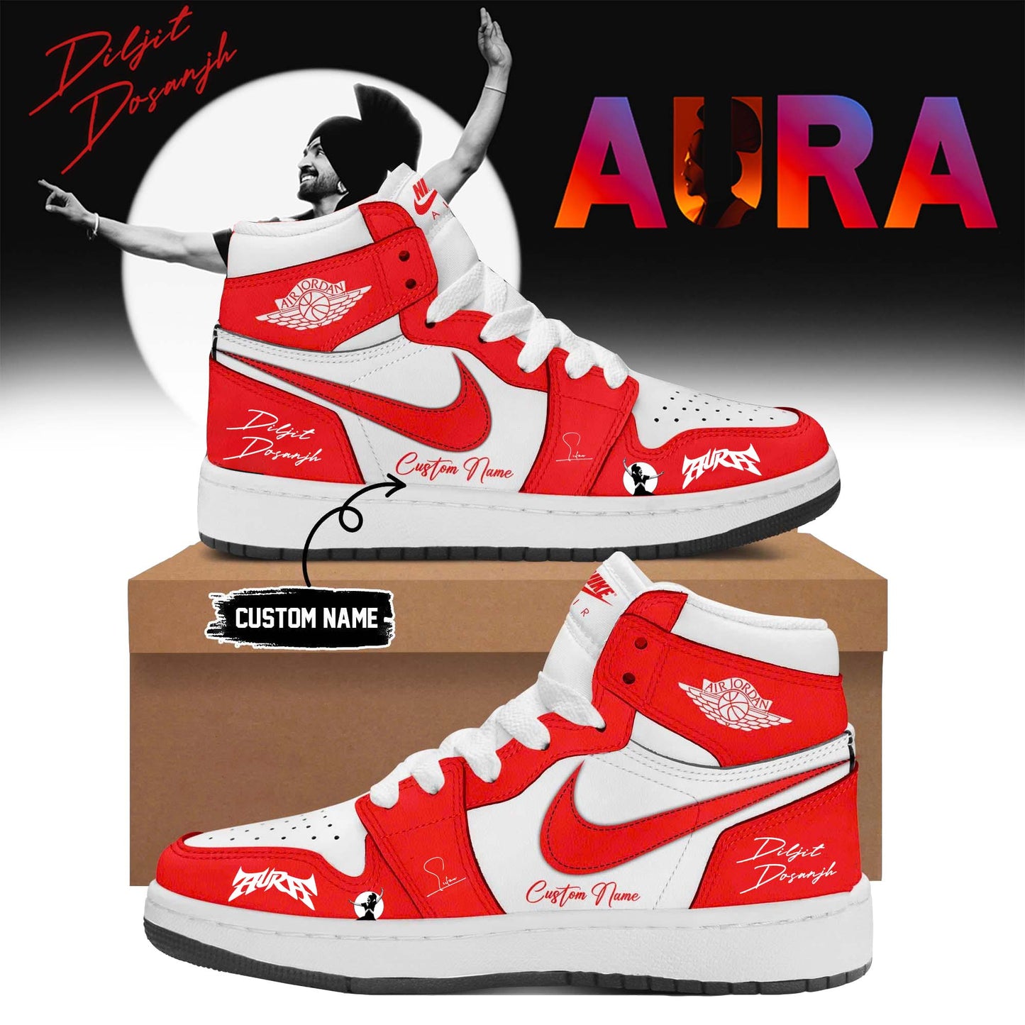 Diljit Dosanjh ”AURA World Tour” Shoes 26