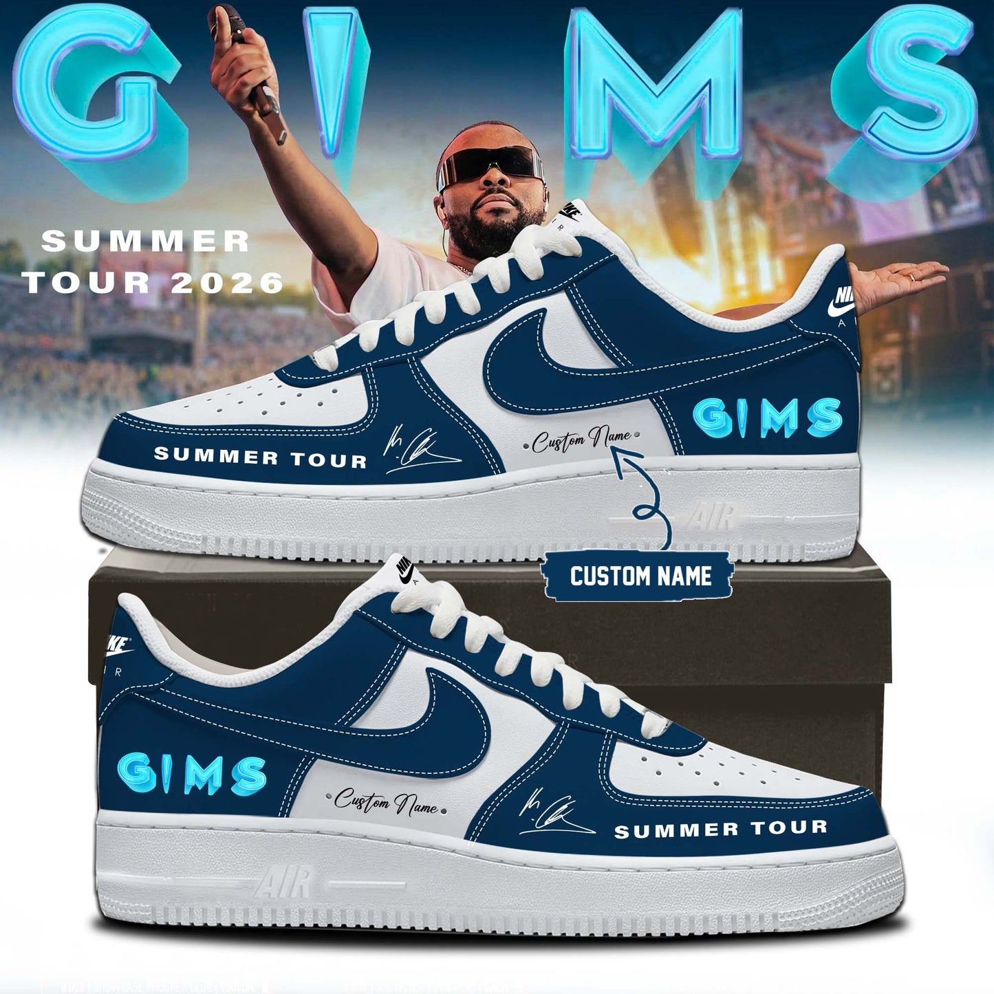 GIMS Summer Tour 2026 Limited Edition Signature – Shoes 1
