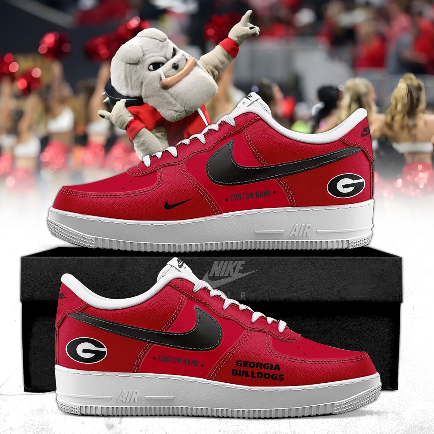 Georgia Bulldogs Special Edition AF1 Sneakers