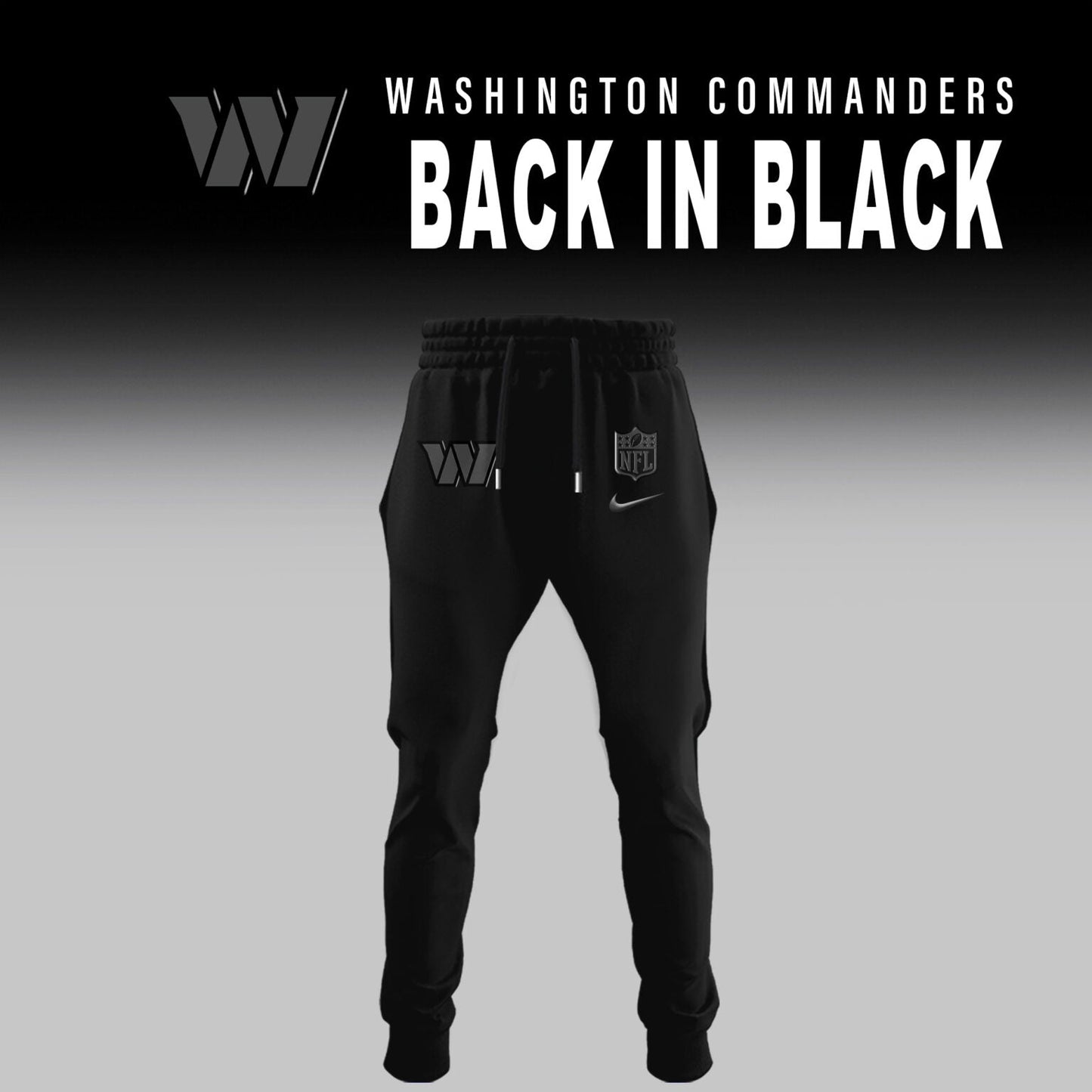 Washington Commanders 2026 Back In Black Limited Edition Hoodie