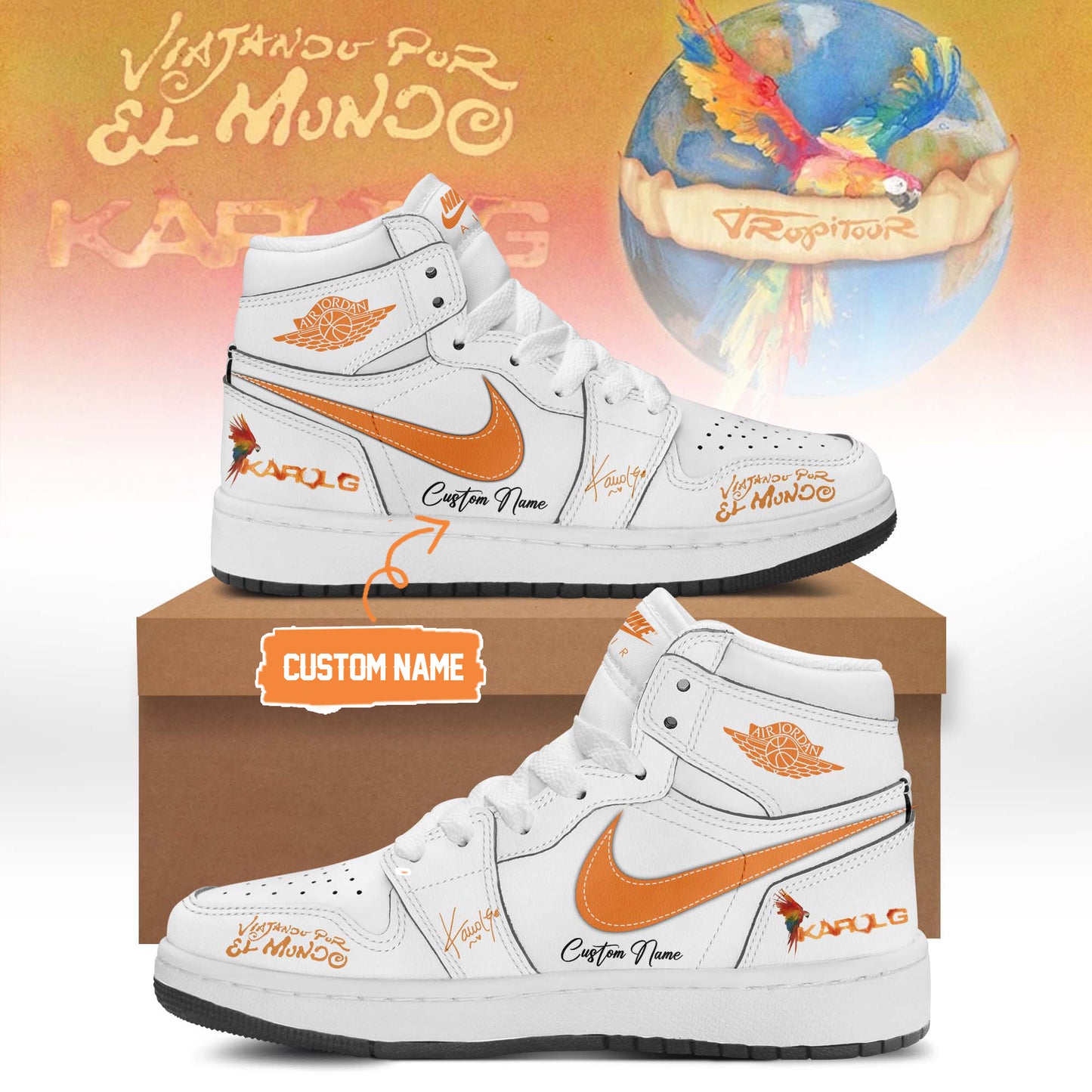Karol G VIAJANDO POR EL MUNDO TROPITOUR Shoes 2