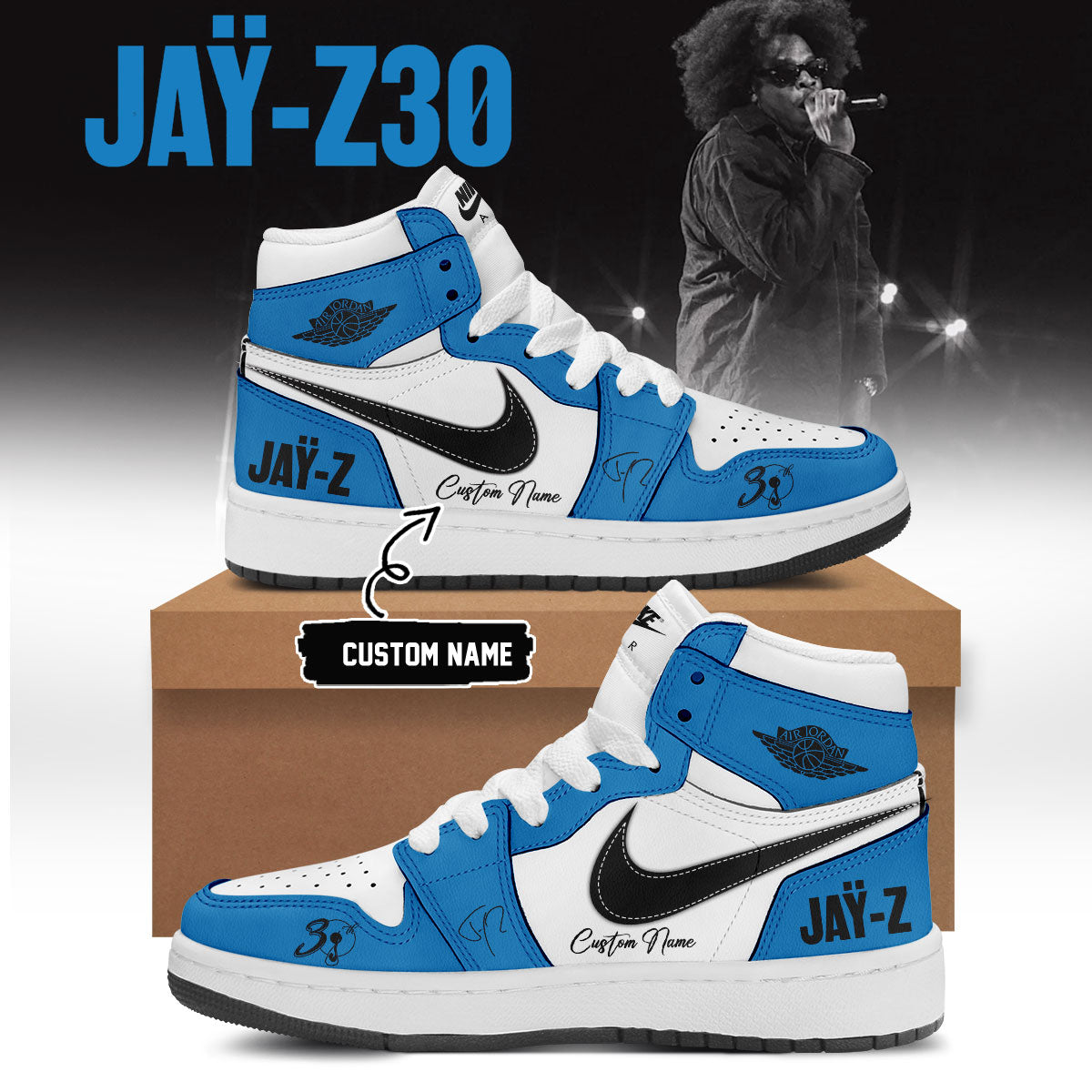 The JAŸ-Z30 Limited Edition shirt Shoes