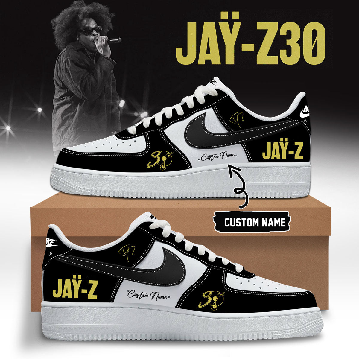 The JAŸ-Z30 Limited Edition shirt Shoes
