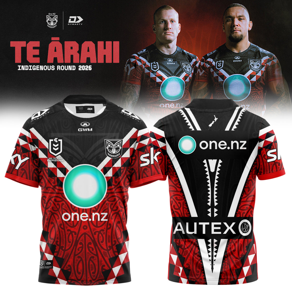 _,New Zealand Warriors Indigenous Round 2026 Te Ārahi Jersey