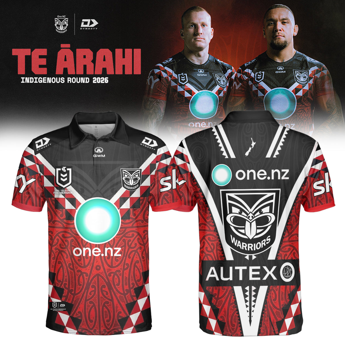 _New Zealand Warriors Indigenous Round 2026 Te Ārahi Polo