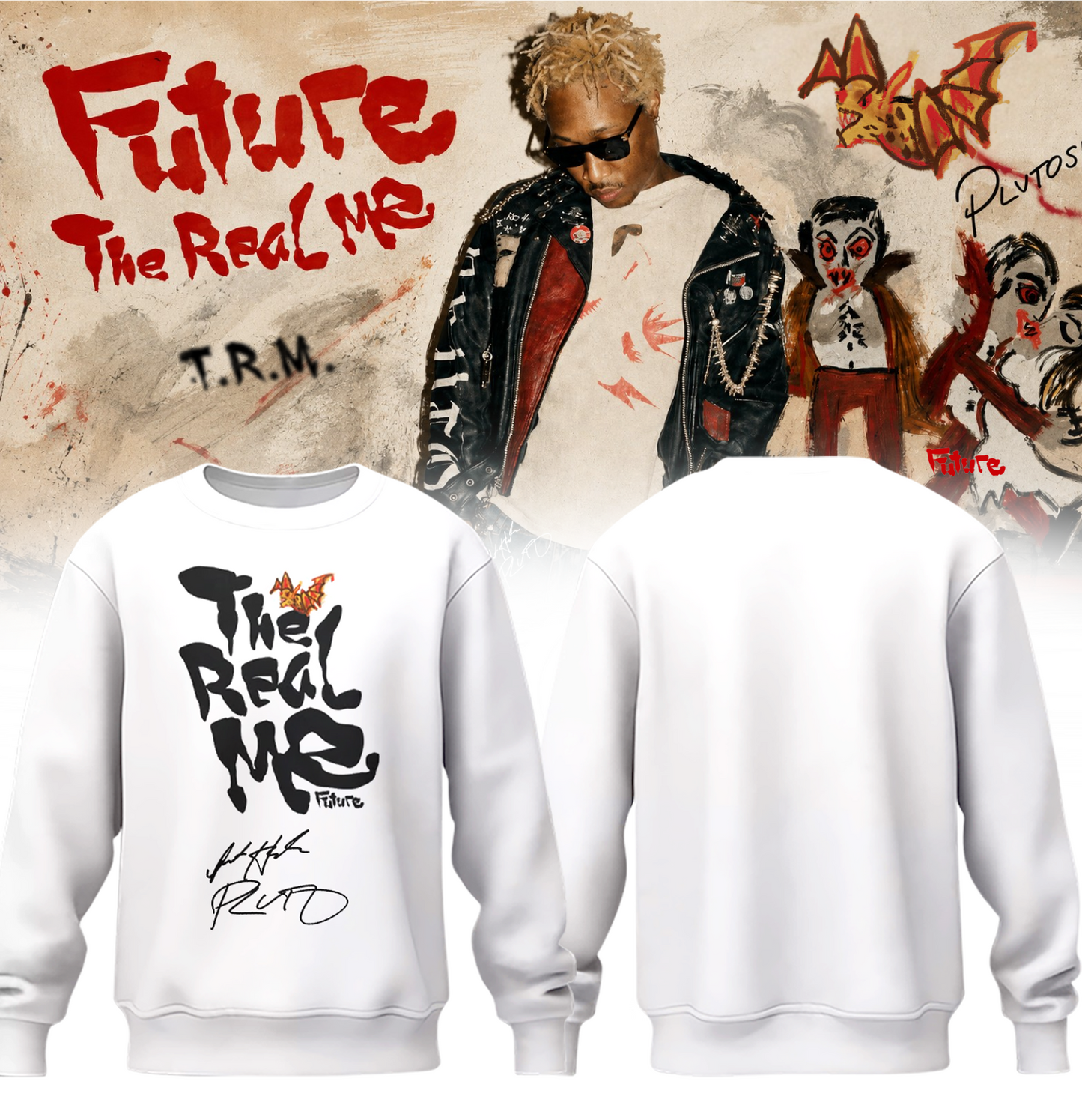 Future ” THE REAL ME ” Signature Limited Edition – Sweatshirt