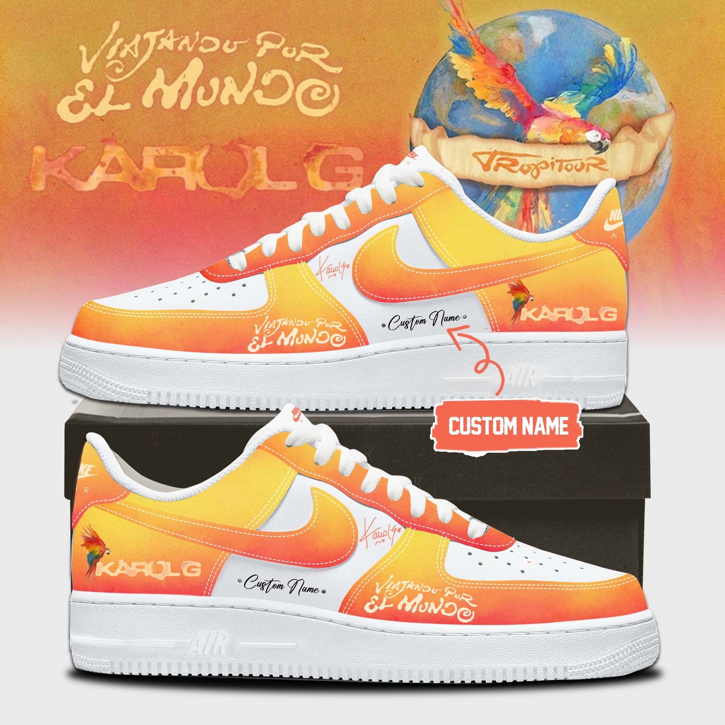Karol G VIAJANDO POR EL MUNDO TROPITOUR Shoes 3