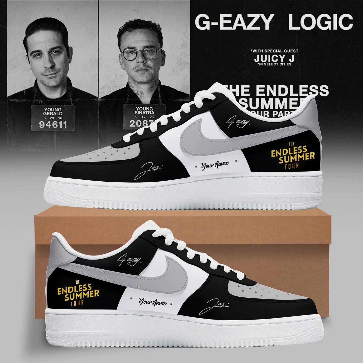 G-Eazy & Logic The Endless Summer Tour Part II Shoes