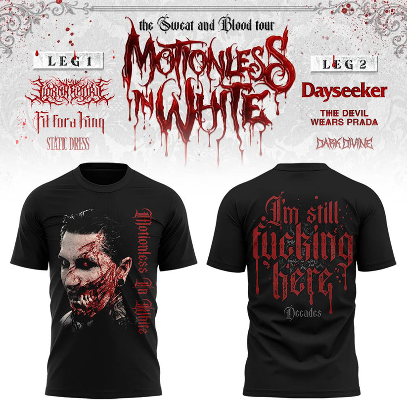 Limited Edition The Sweat & Blood Tour 2026 Tshirt 4