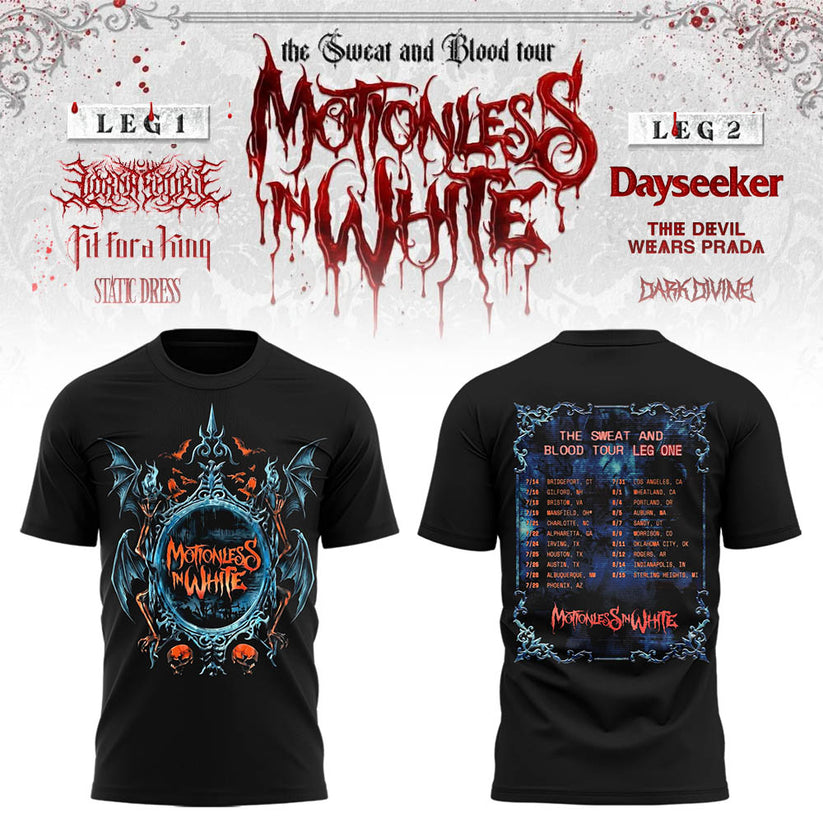 Limited Edition The Sweat & Blood Tour 2026 Tshirt 2