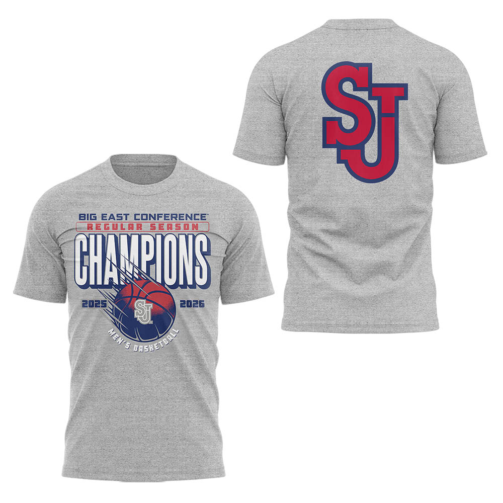 Limited St. John’s Men’s Basketball Back to Back BIG EAST Regular Season Champions Hoodie