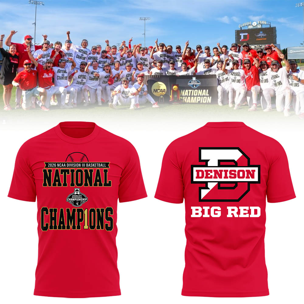 Big Red 2026 Division III Baseball National Champions ⚾🏆Shirt