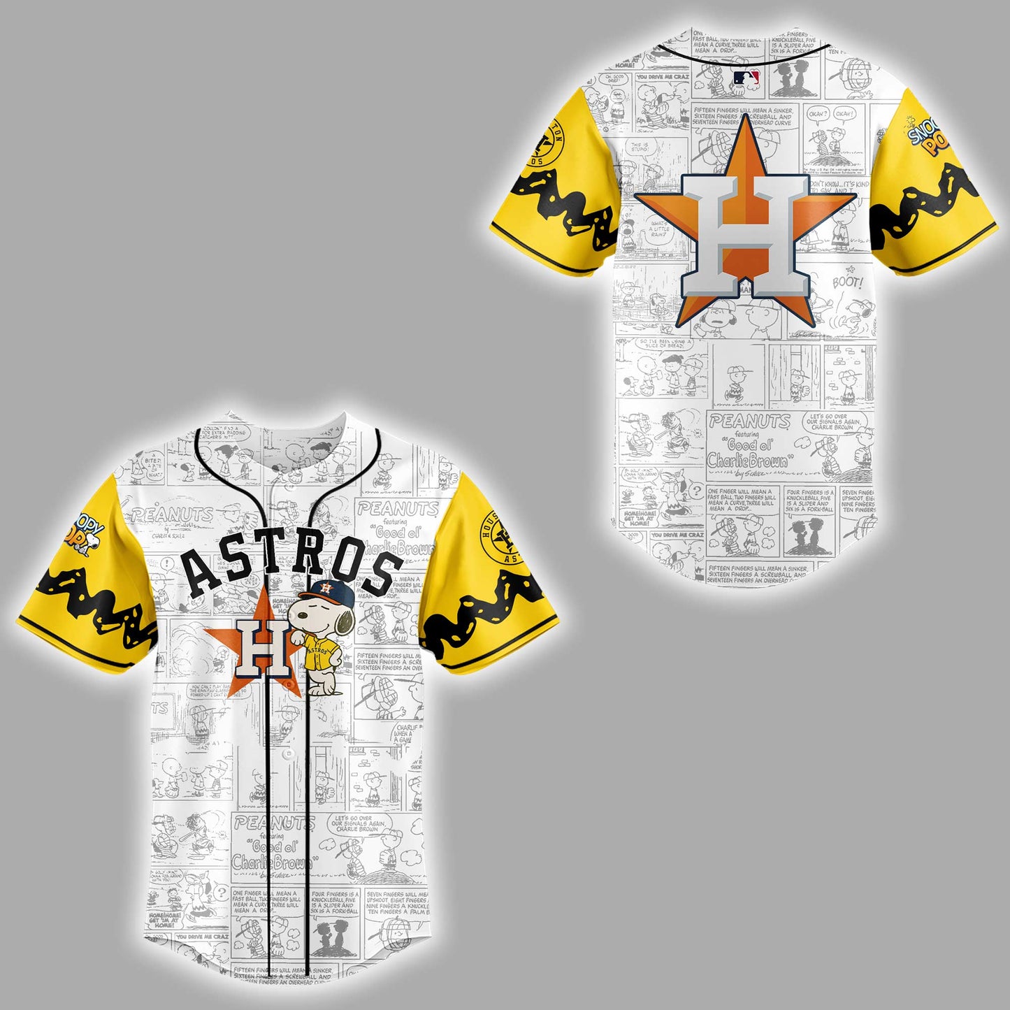 Astros x Peanuts Night ⚾🐶 Jersey