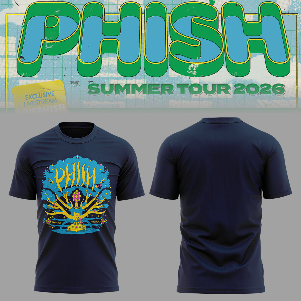 Limited Edition Summer Tour 2026 🎸🐠 Shirt 7