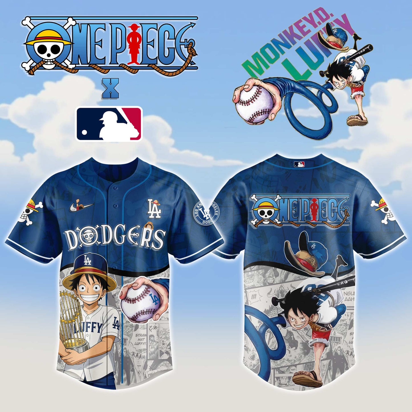 .ONE PIECE Night with the Los Angeles Jersey