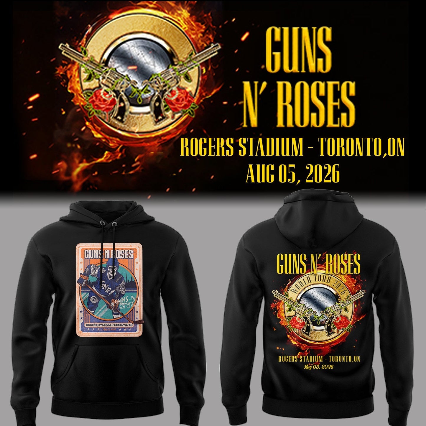 Limited Edition World Tour 2026 in Toronto,ON Hoodie