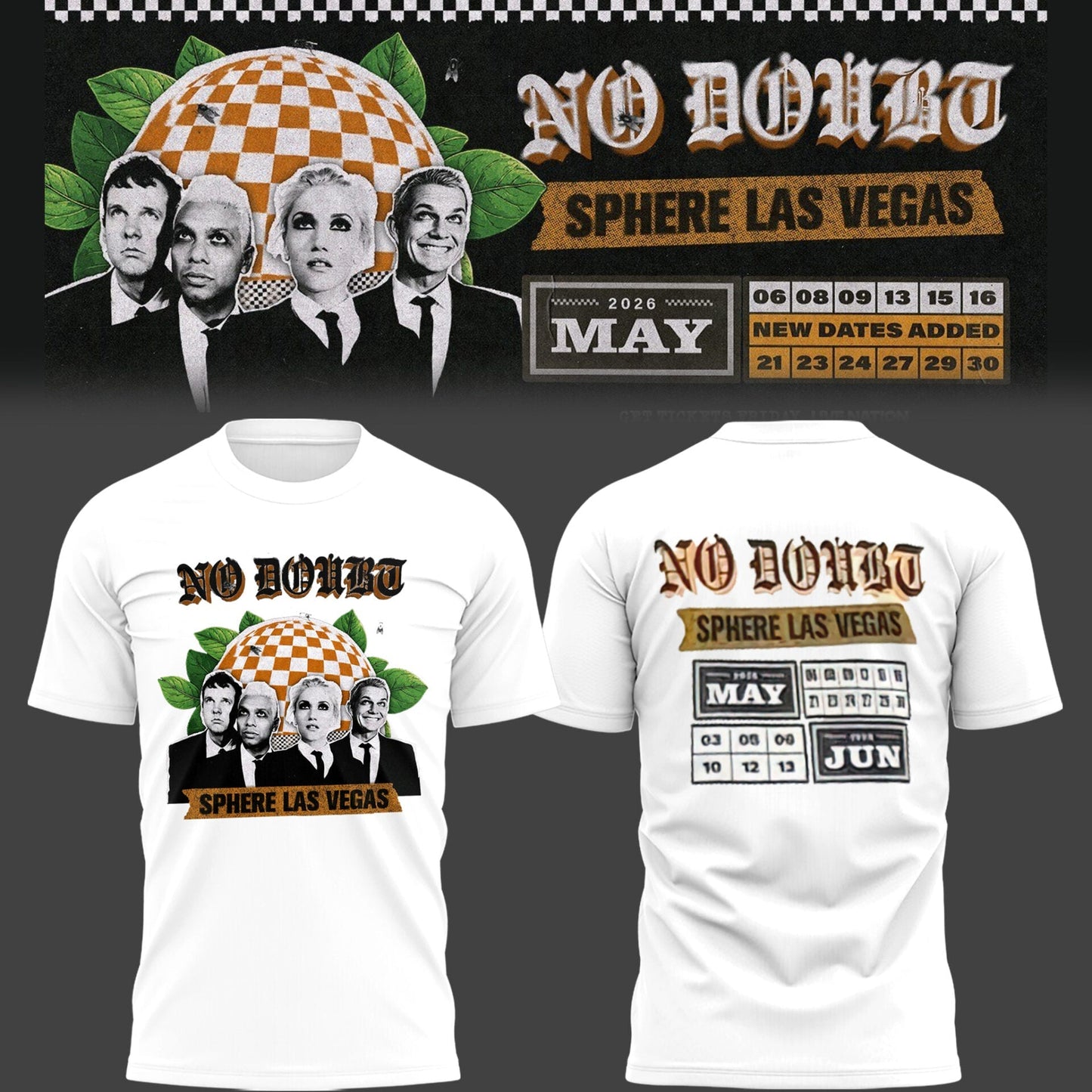 Limited Edition N. Doubt Live at Sphere 2026 Shirt-PU26050703