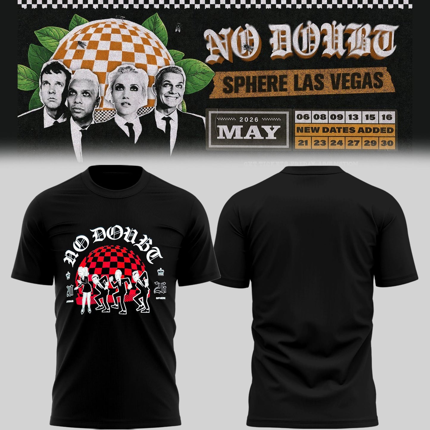 Limited Edition N. Doubt Live at Sphere 2026 Shirt-PU26050821