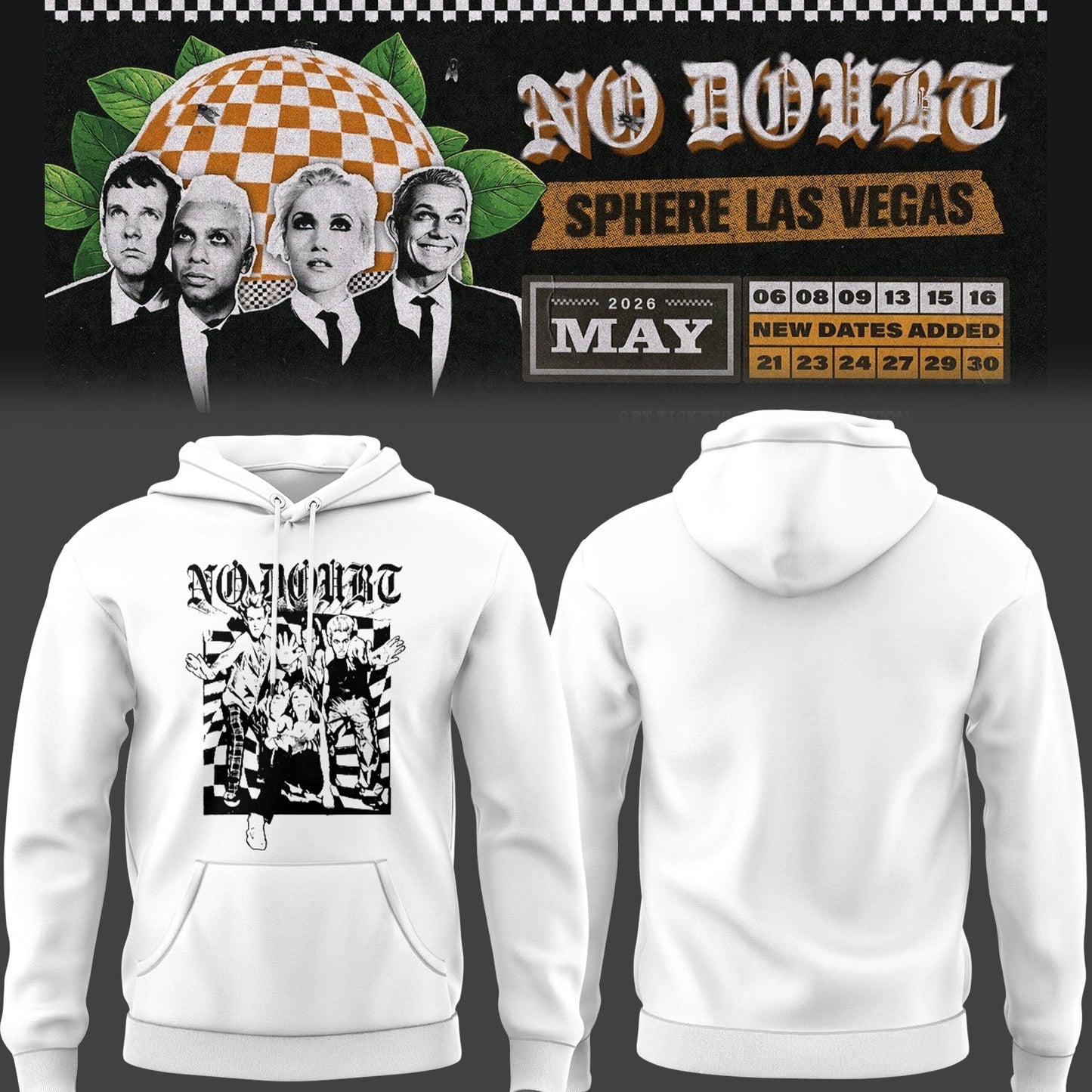Limited Edition N. Doubt Live at Sphere 2026 Hoodie-PU26050826