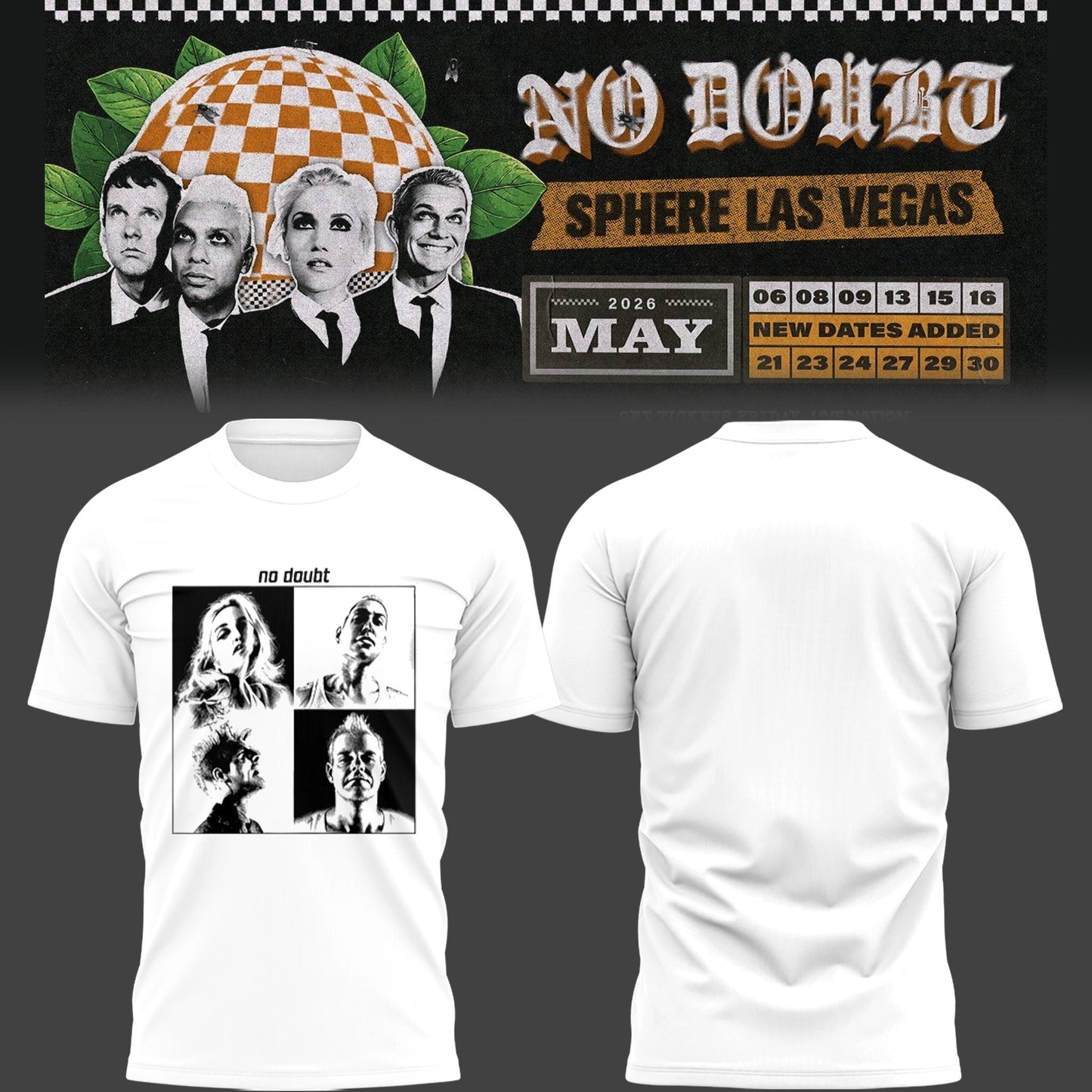 Limited Edition N. Doubt Live at Sphere 2026 Shirt-PU26050827