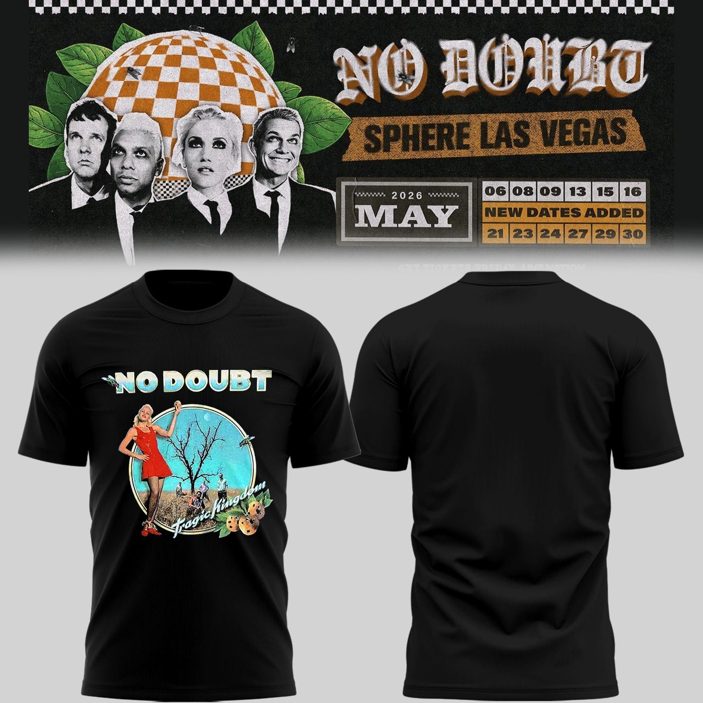 Limited Edition N. Doubt Live at Sphere 2026 Shirt-PU26050833