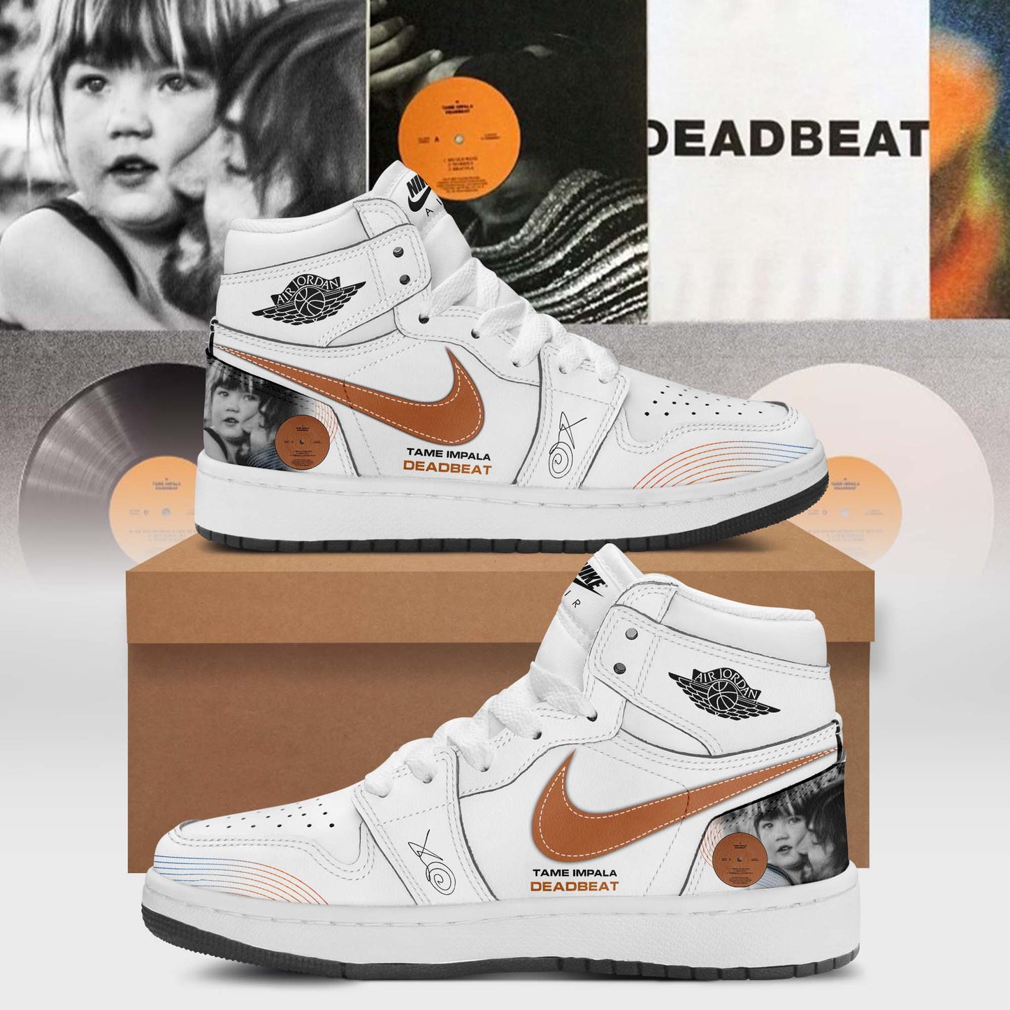 .Tame Impala “Deadbeat Tour” Shoes 11