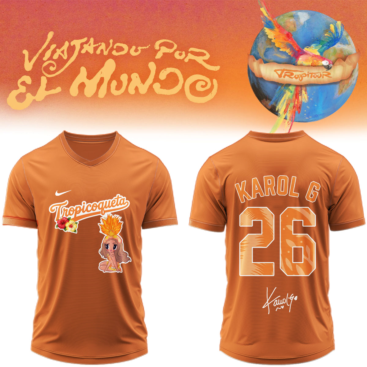 __,Karol G – “Nos Vamos de Tour”. Limited Edition Signature Jersey