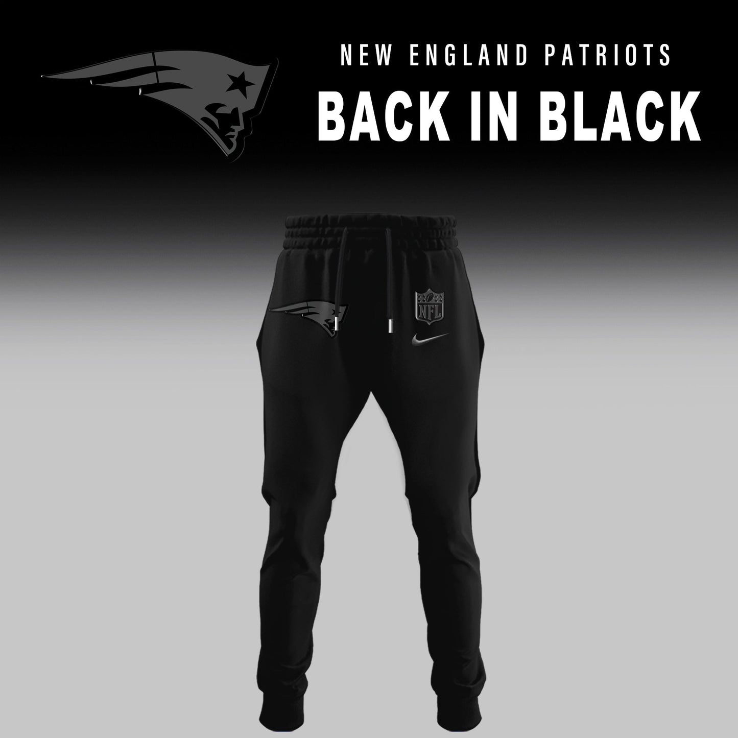 New England Patriots 2025 Back In Black Limited Edition Shirt