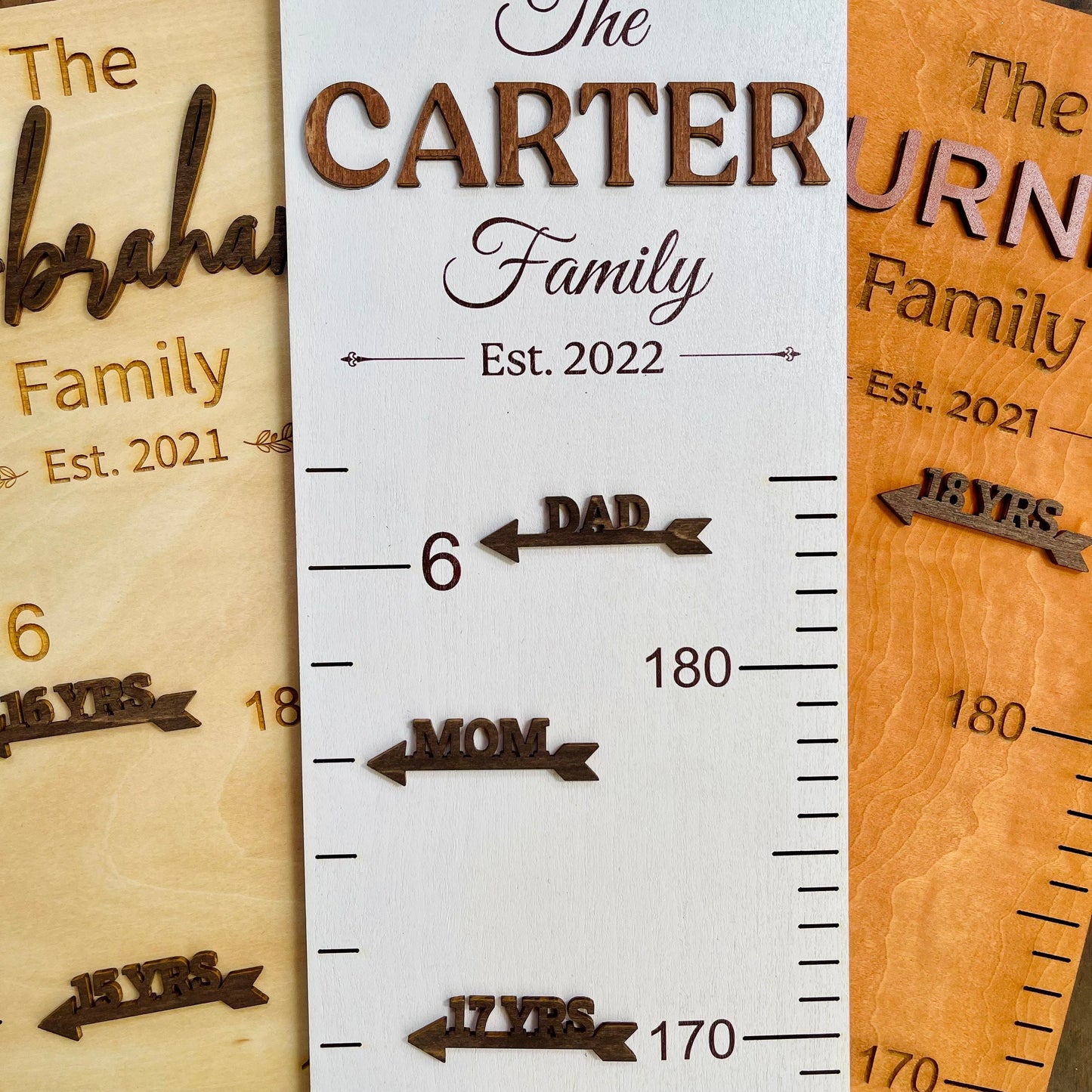 Growth Chart Markers Personalized Height Marker Arrows for Growth Chart Wooden Growth Chart Markers