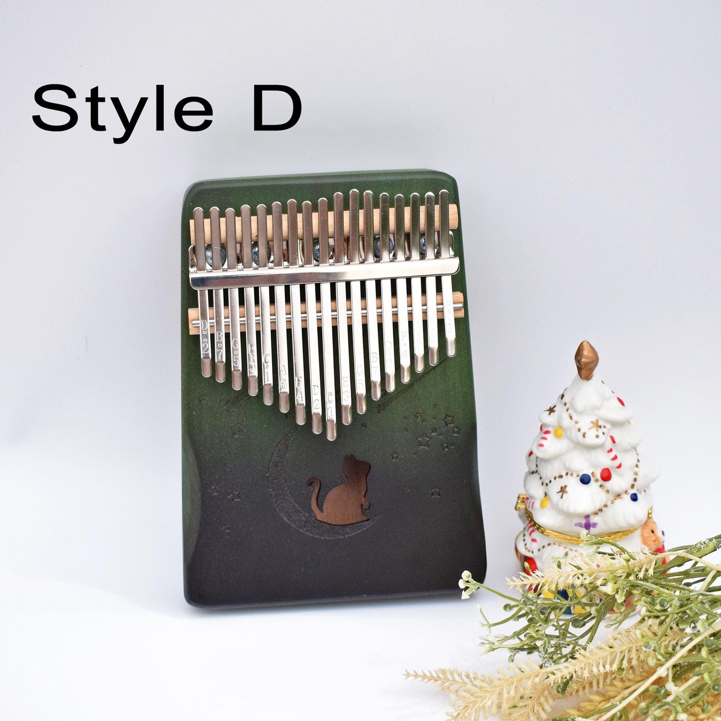 17 Key Kalimba - personalized kalimba wiht Engraved name, thumb piano gift,Musical instruments for Sound Therapy & Relaxation