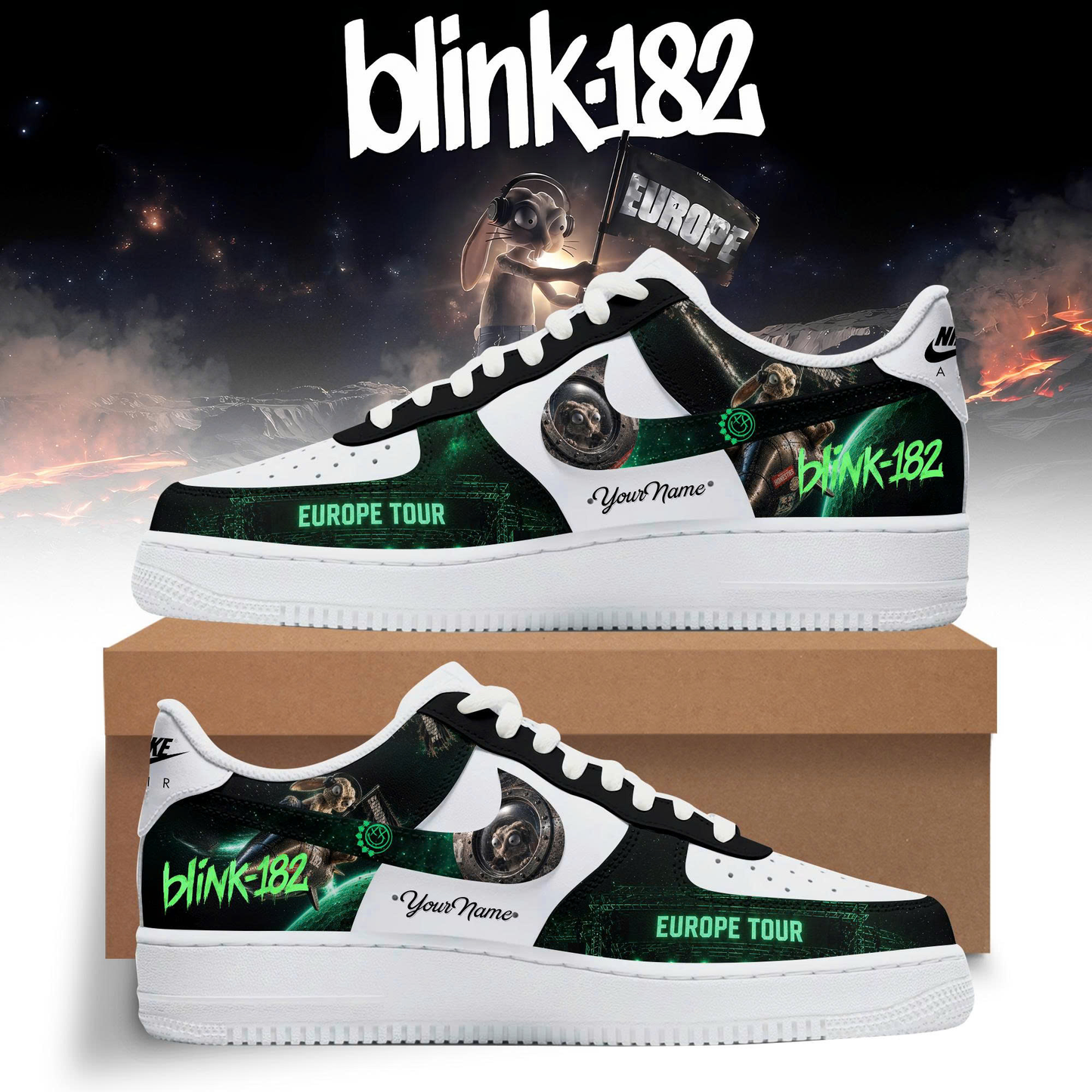 .Blink 182 – Europe Tour Sneaker Edition