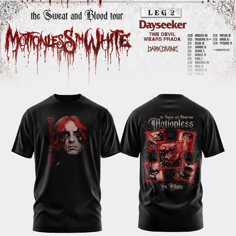 Limited Edition The Sweat & Blood Tour 2026 Tshirt 15